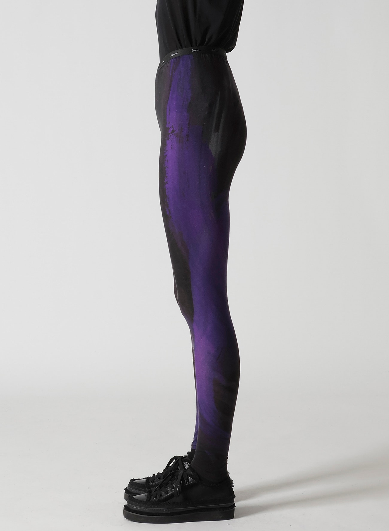 PURPLE D PATTERN BASIC LEGGINGS