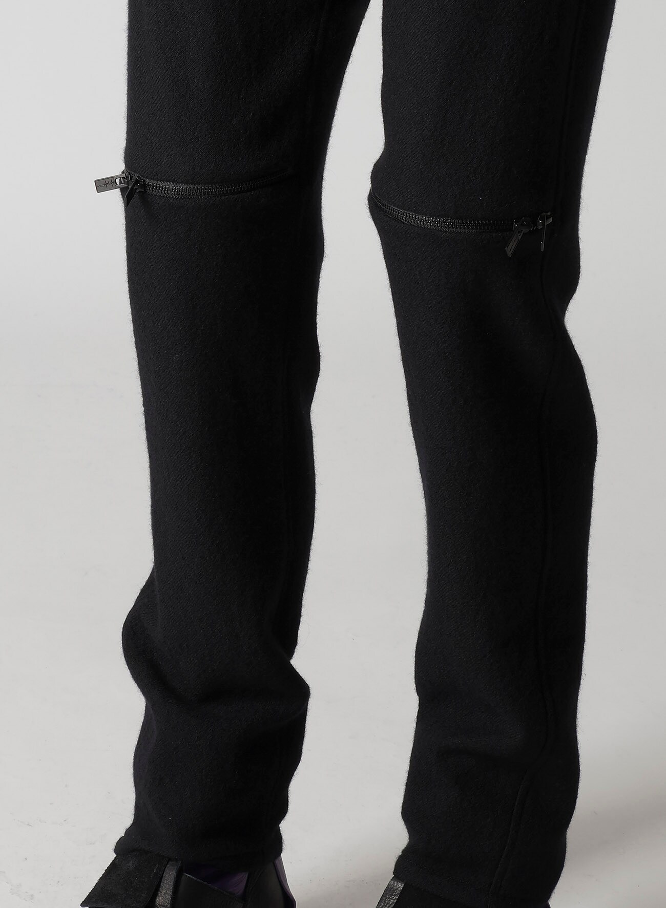 WOOL VIYELLA KNEE GUSSET PANTS