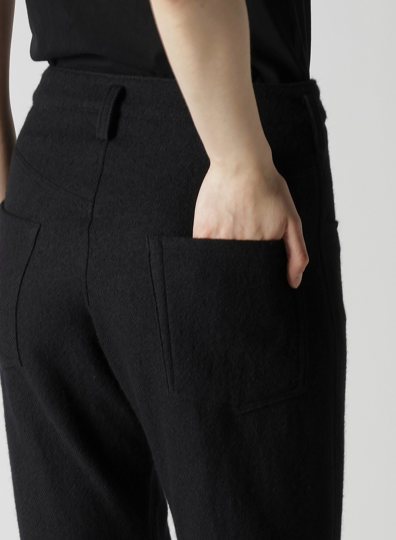 WOOL VIYELLA KNEE GUSSET PANTS