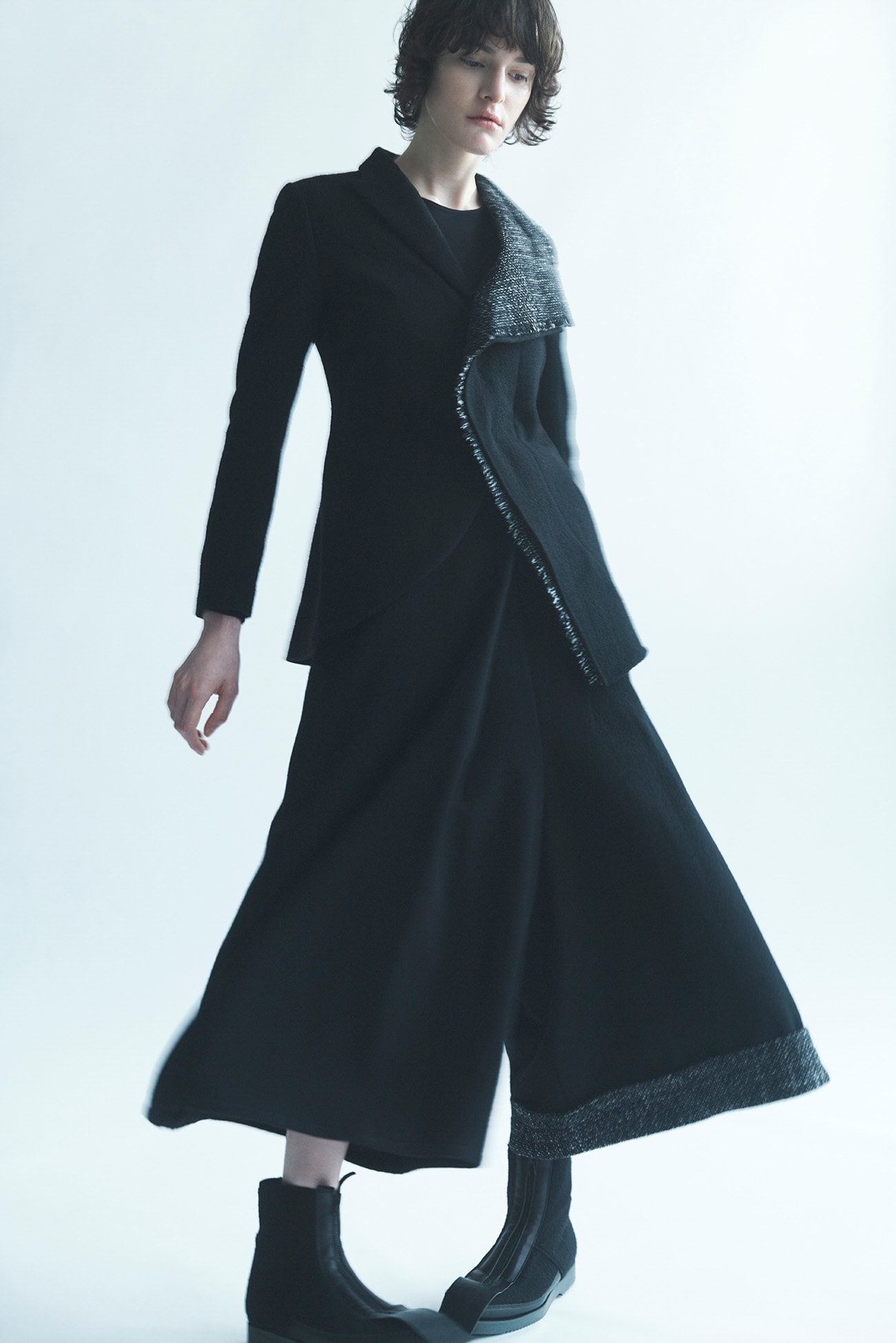 COMBINATION TUCKED PANTS