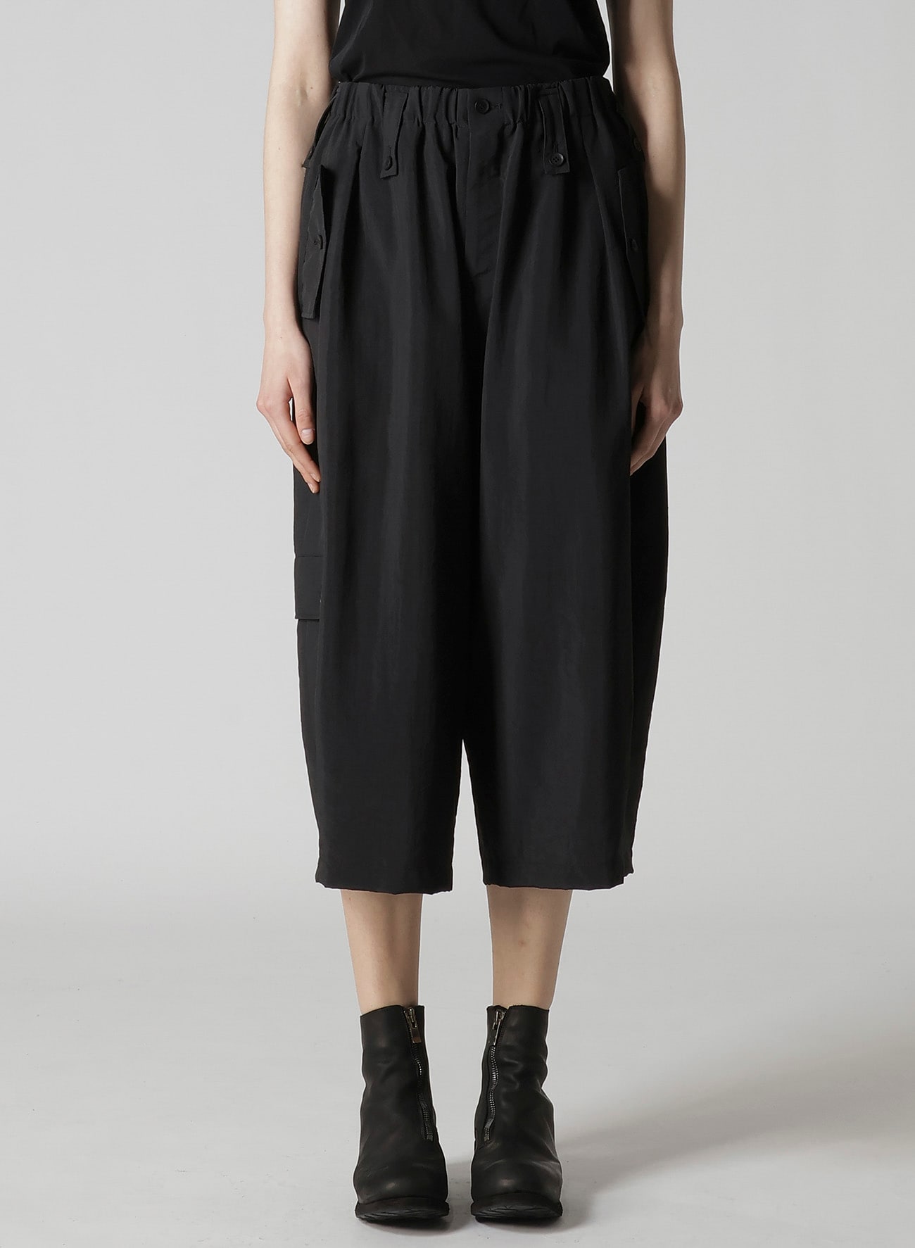 Ny/Si TAFFETA FLAP D WIDE PANTS