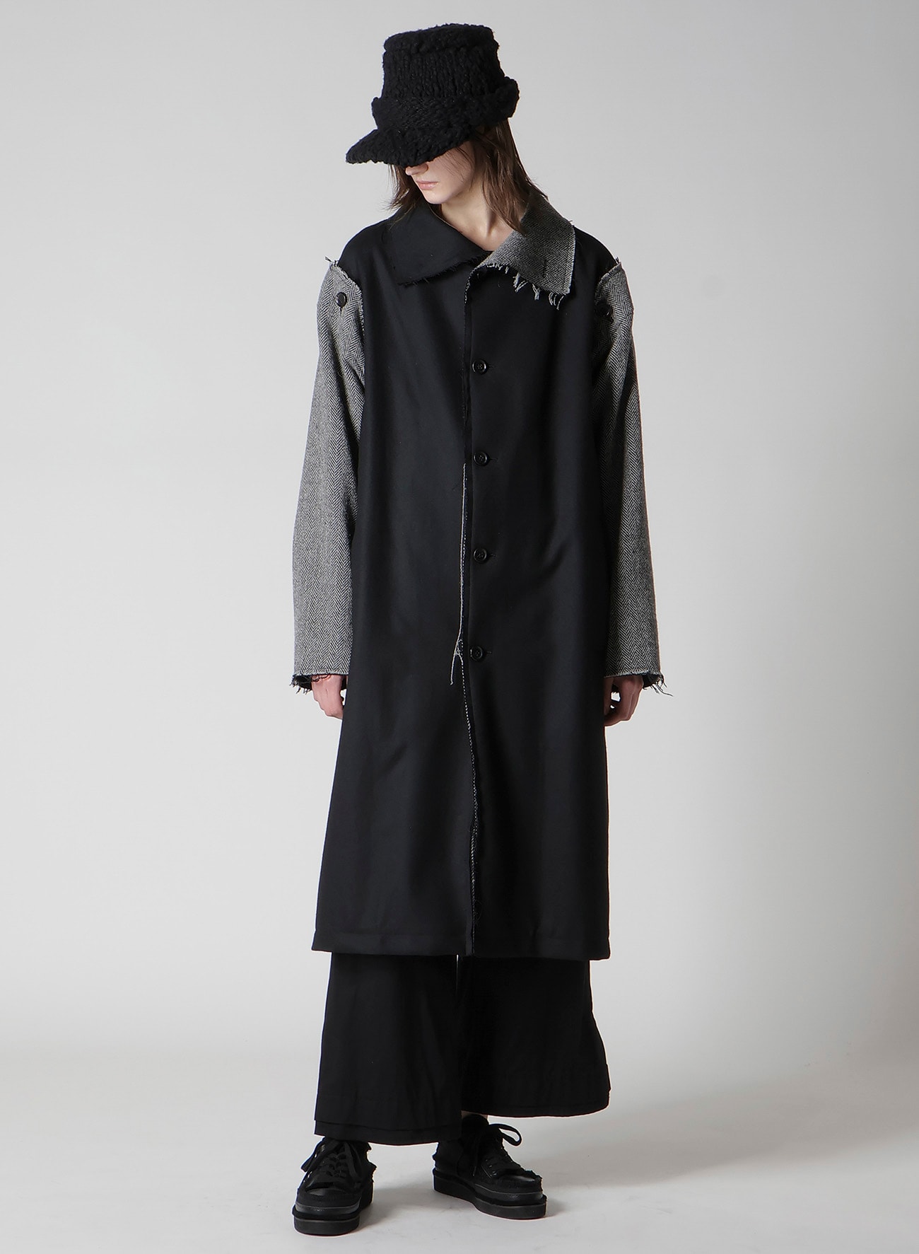 TWILL S VENT WIDE PANTS