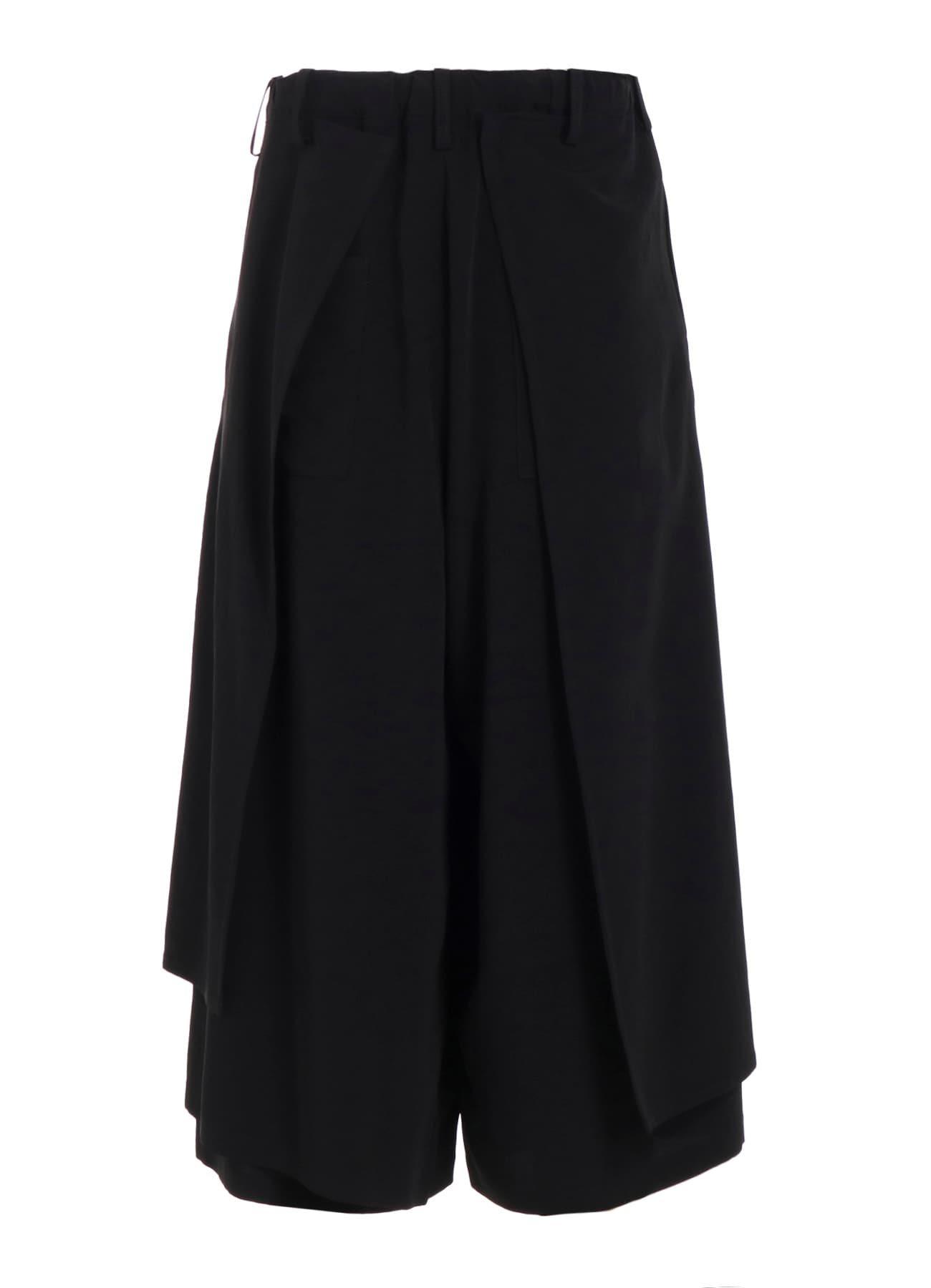 TA/PE CREPE DE CHINE F BUTTON WRAP PANTS