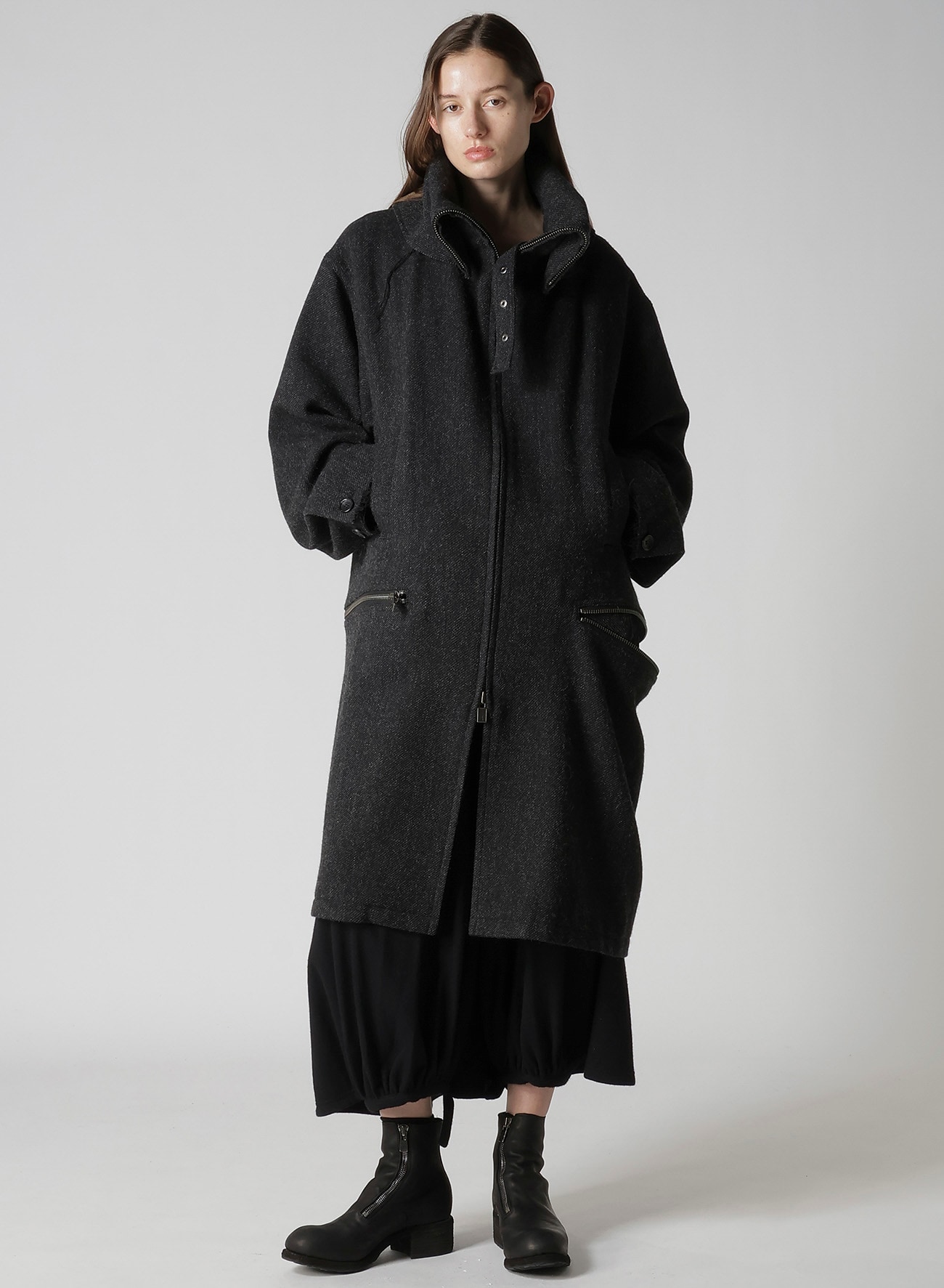 SOFT WOLLEN 1/14 F GATHERED PANTS