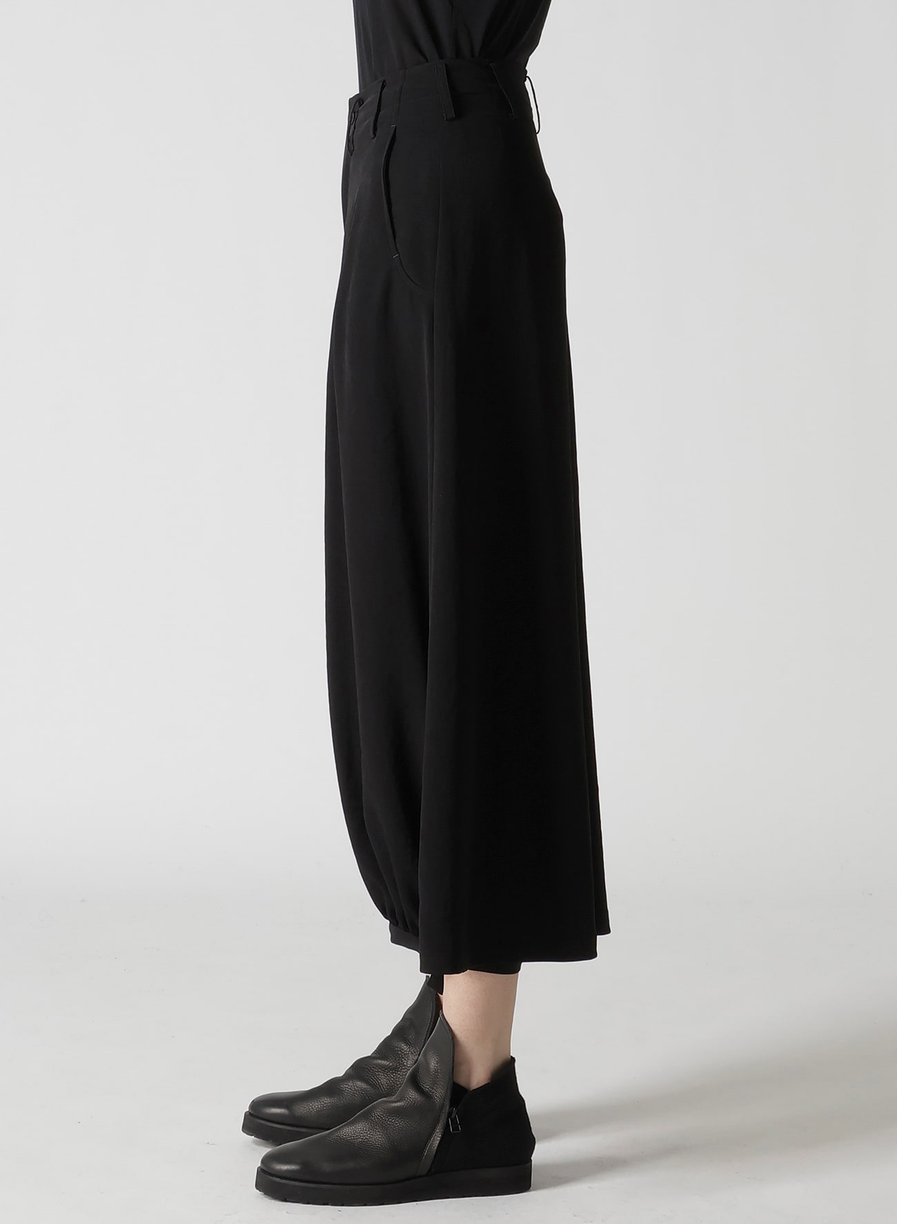 TA/PE CREPE DE CHINE F GATHERED PANTS