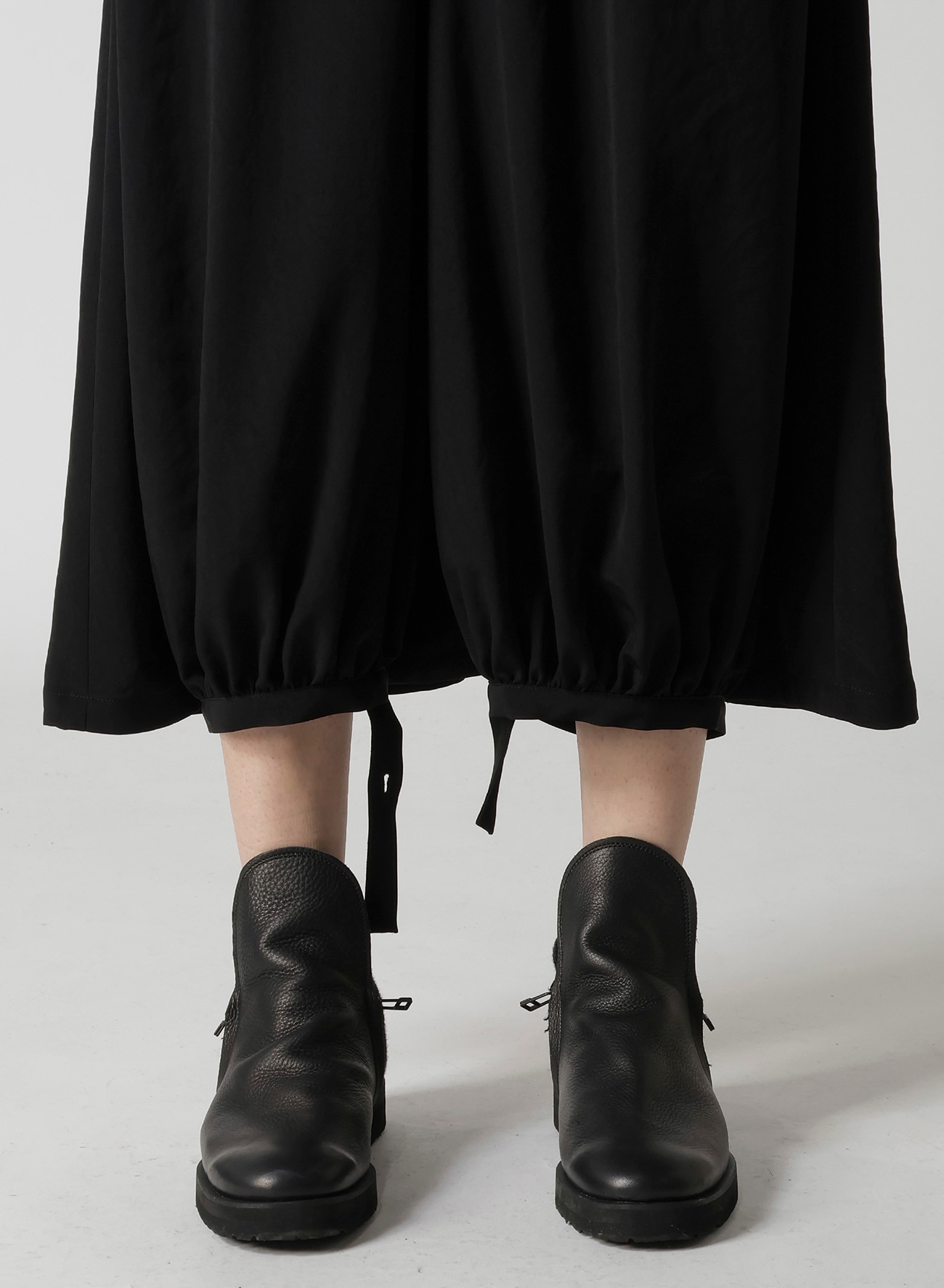 TA/PE CREPE DE CHINE F GATHERED PANTS