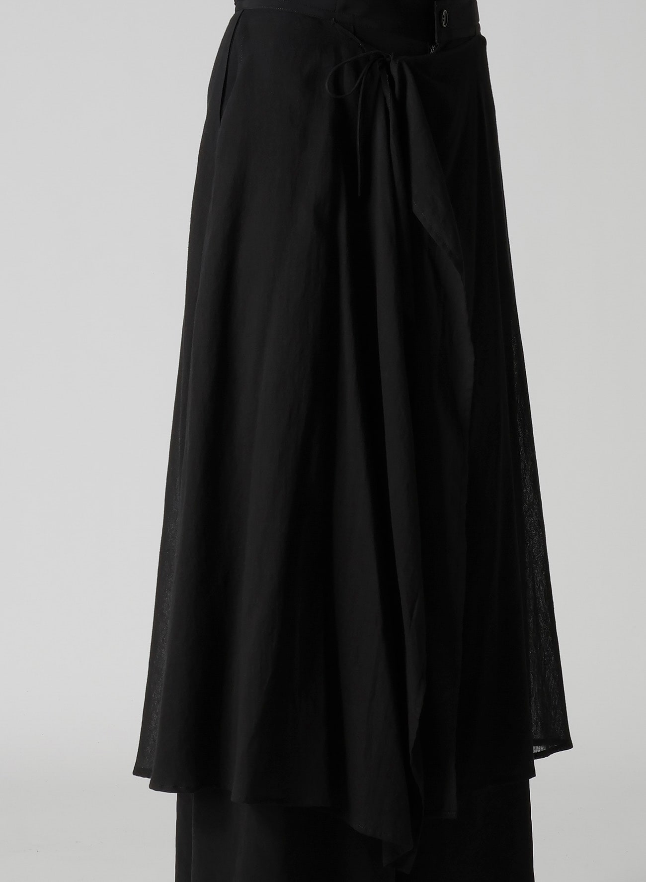 TA/PE CREPE DE CHINE 2 LAYERED FLARE PANTS