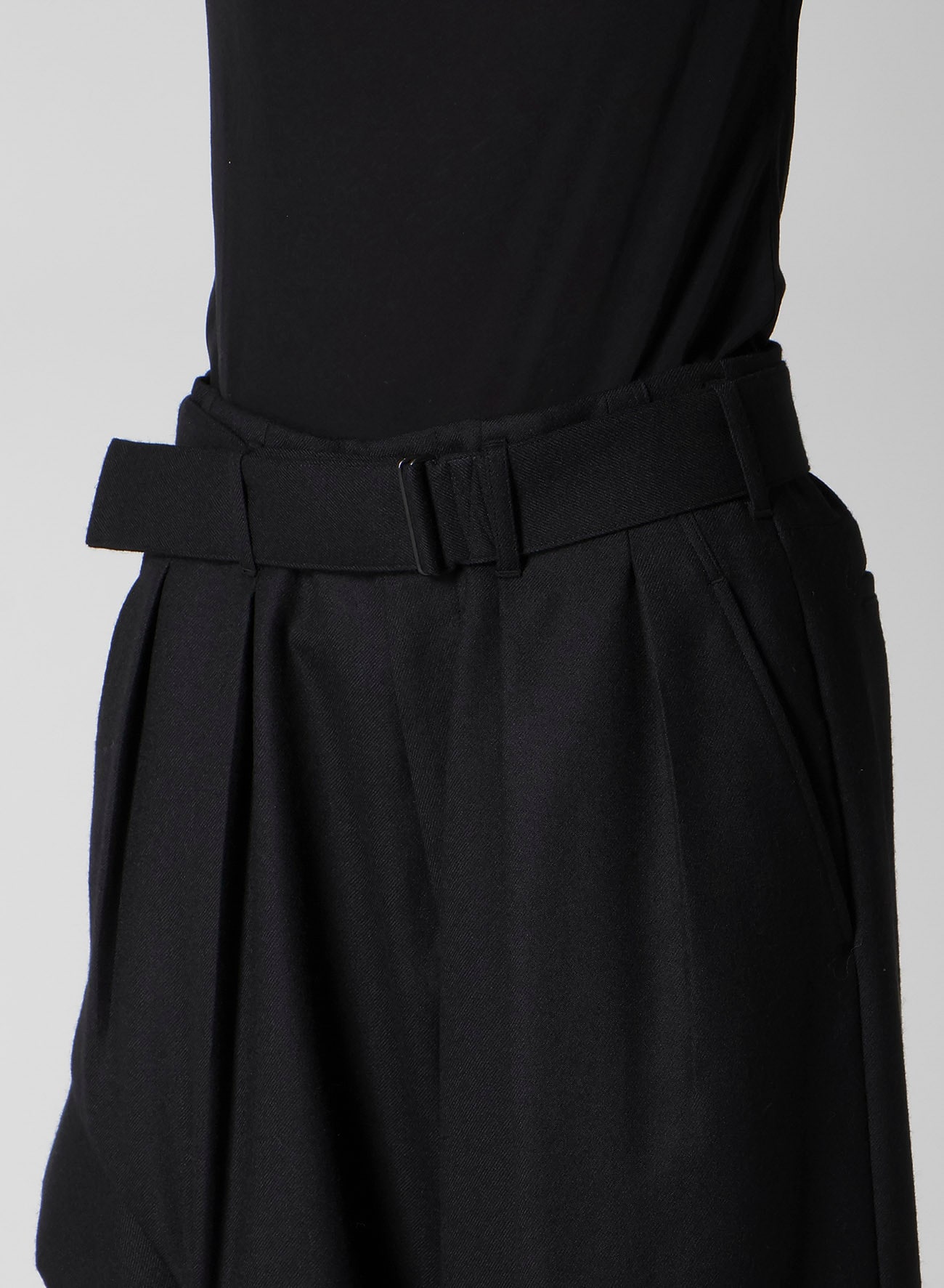 W/SAXONY  R DRAPED WIDE PANTS