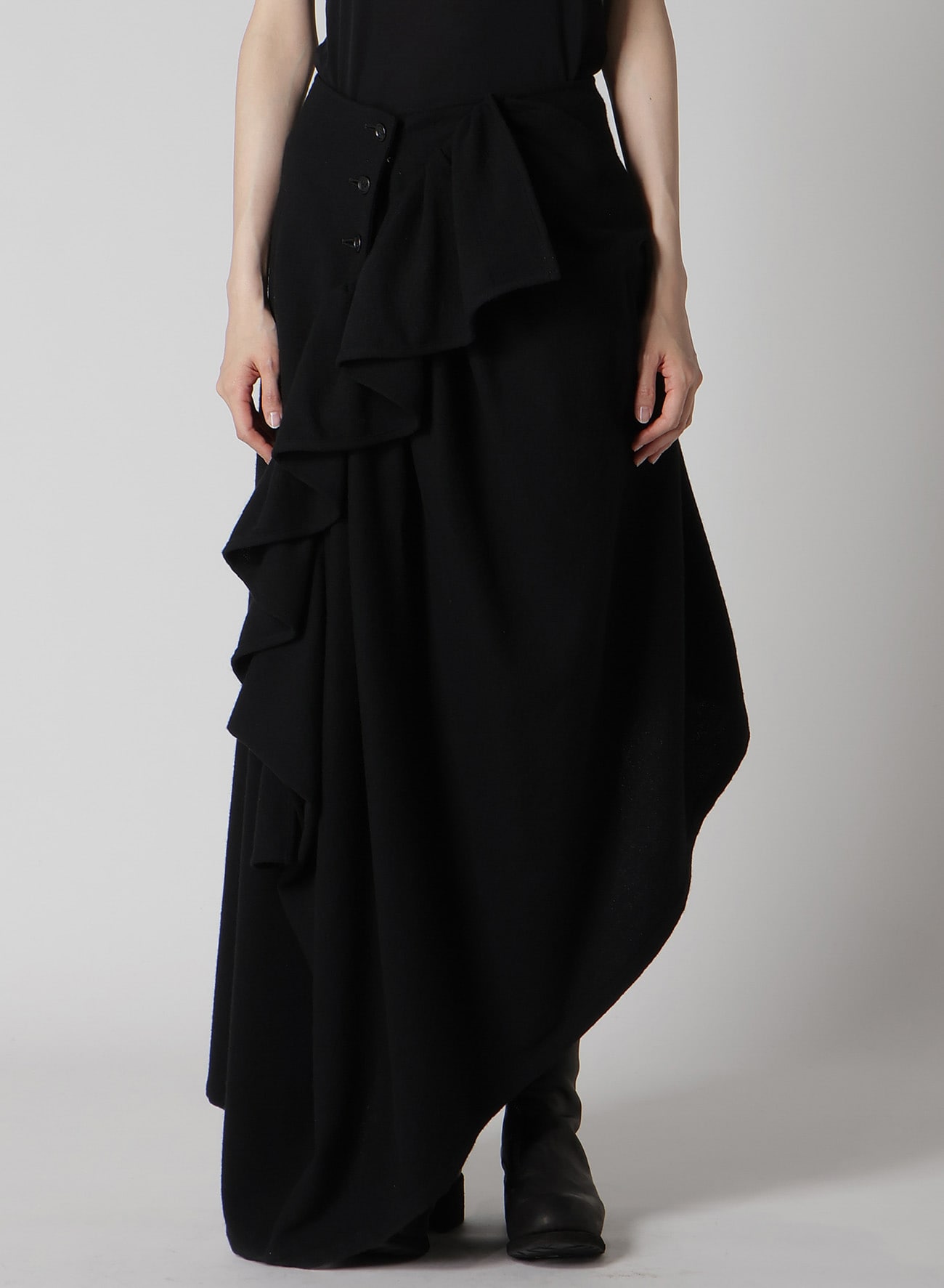 VINTAGE FLANNEL GATHERED SKIRT