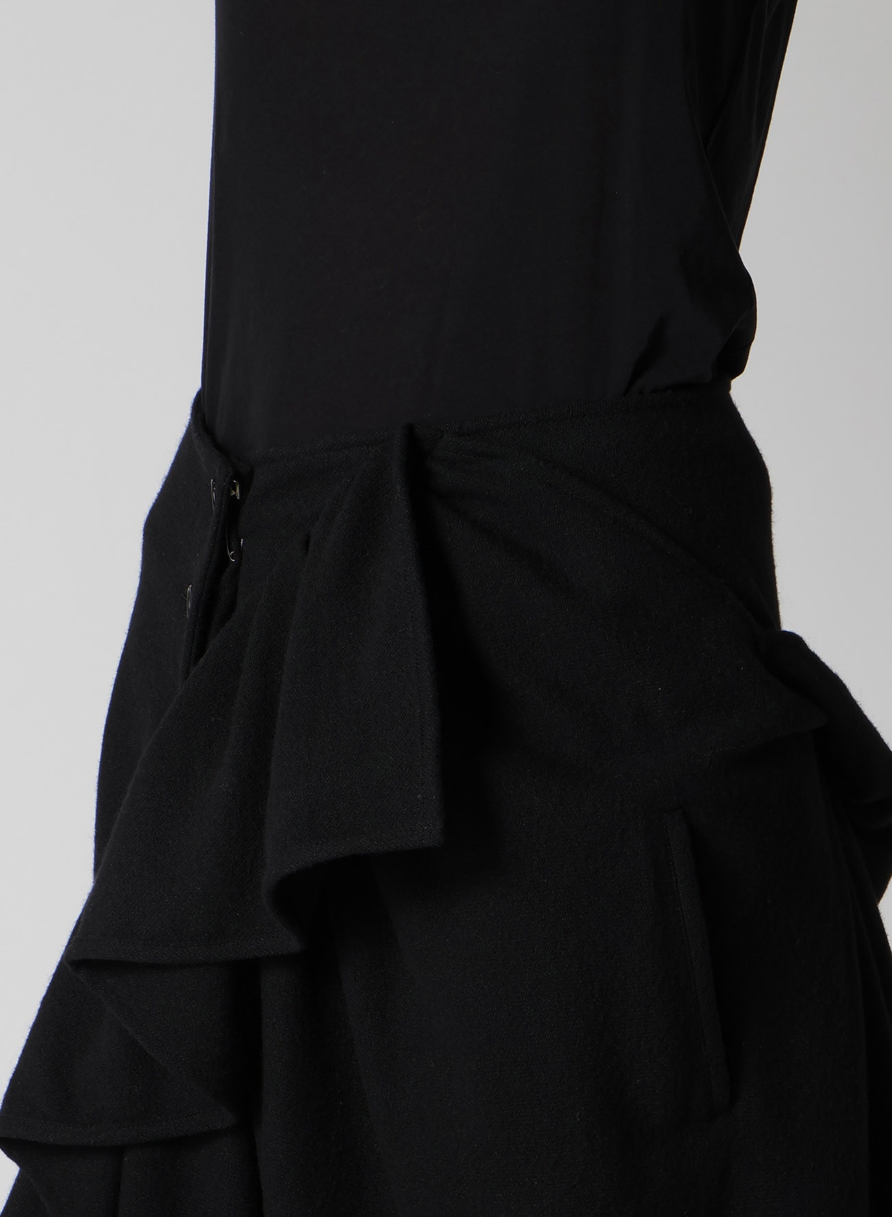 VINTAGE FLANNEL GATHERED SKIRT