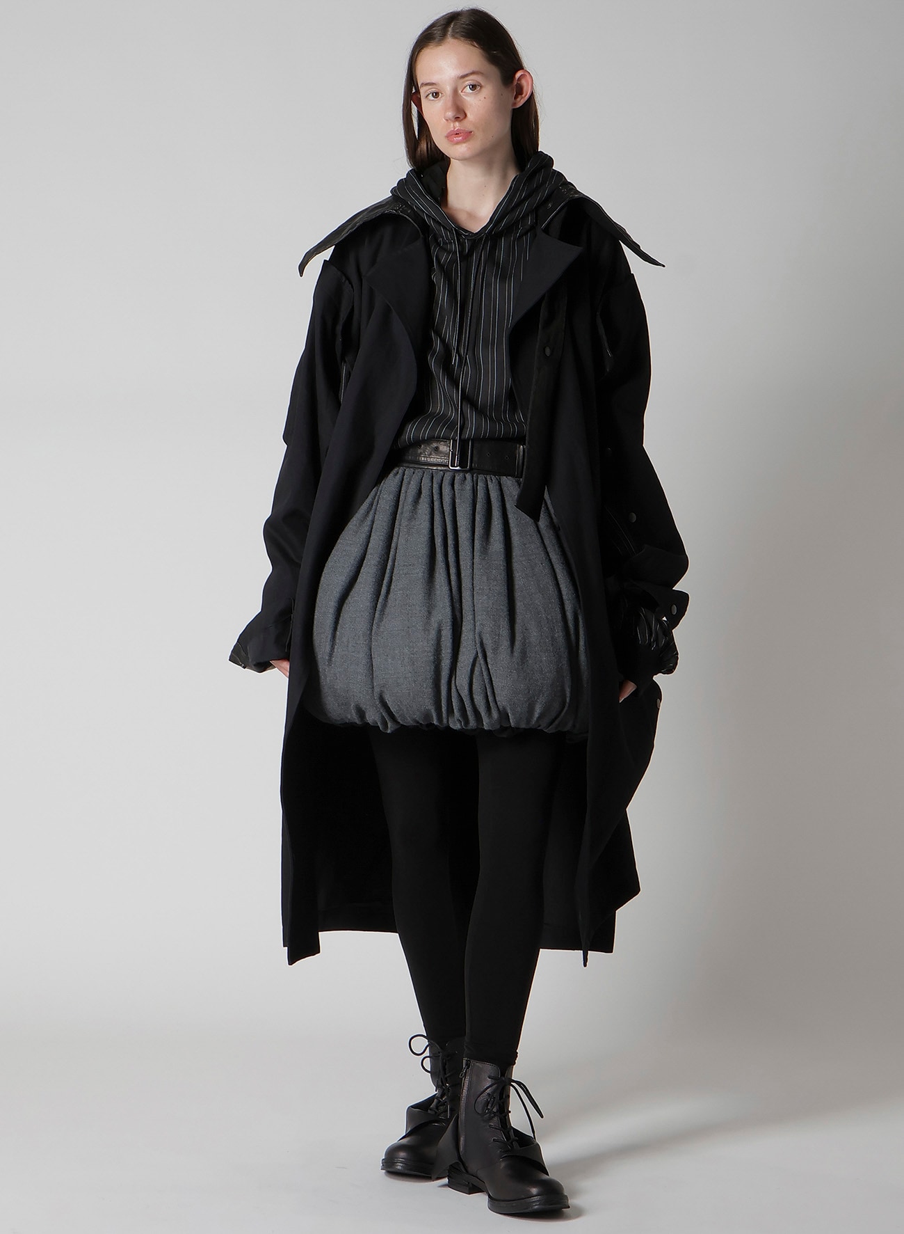 SOFT WOOL C FUWAFUWA PUMPKIN SKIRT