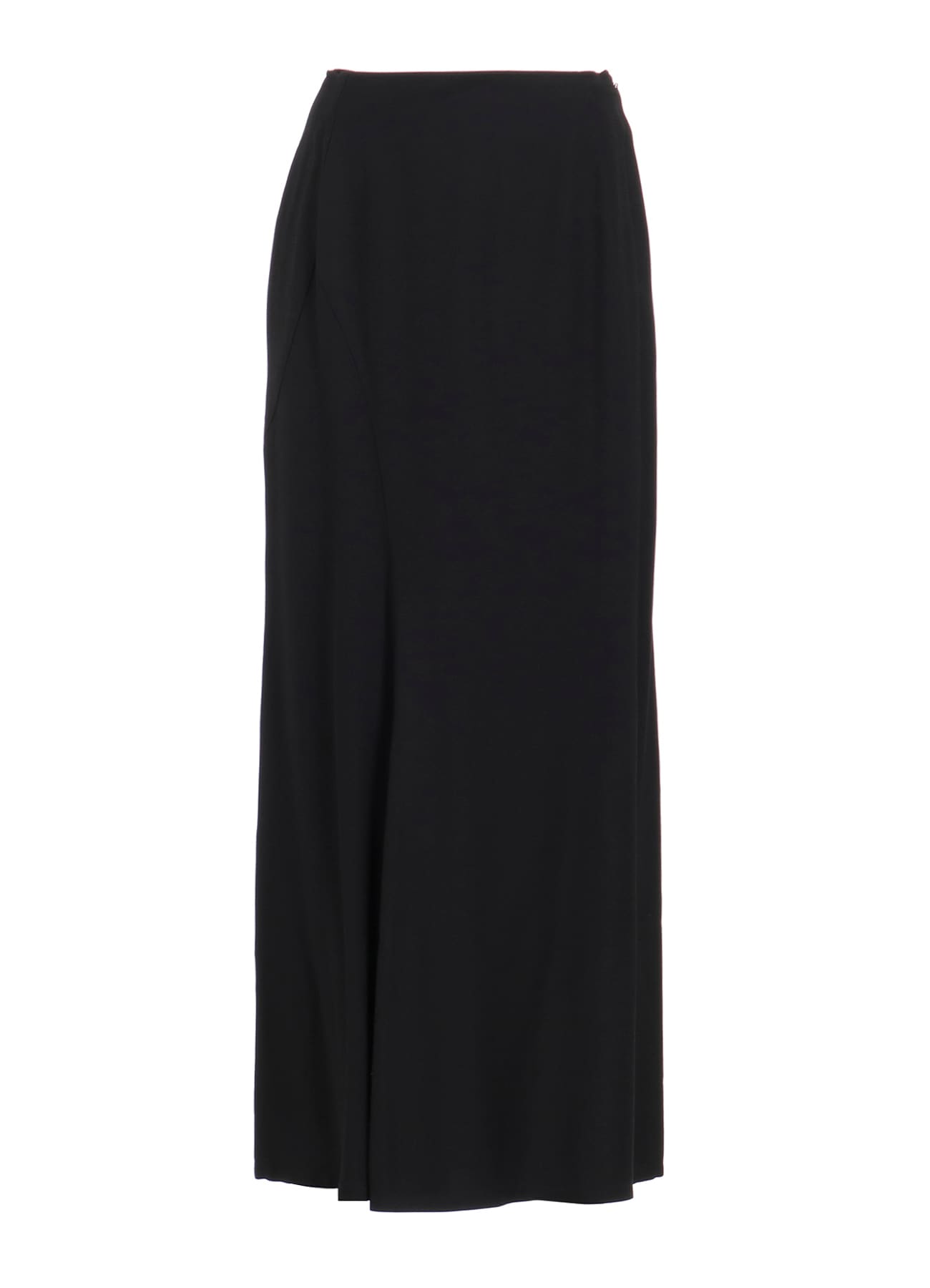 VISCOSE TWILL DIAGONAL CUTTING LONG SKIRT