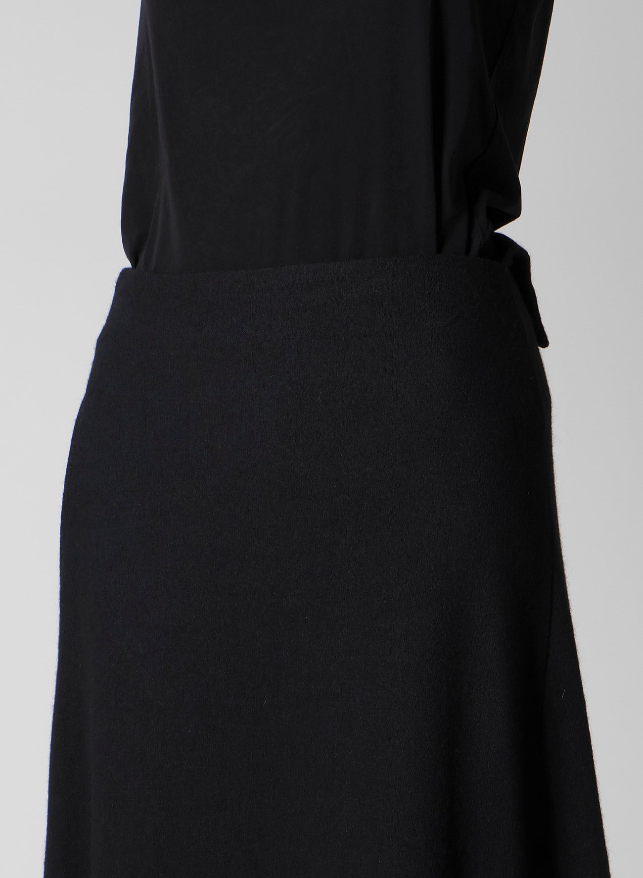 SOFT WOLLEN 1/14 B FOLDED DETAIL SKIRT