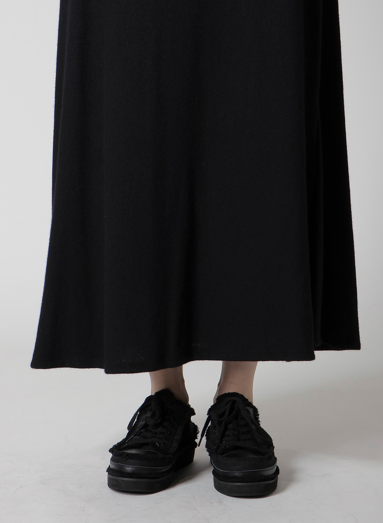 SOFT WOLLEN 1/14 B FOLDED DETAIL SKIRT