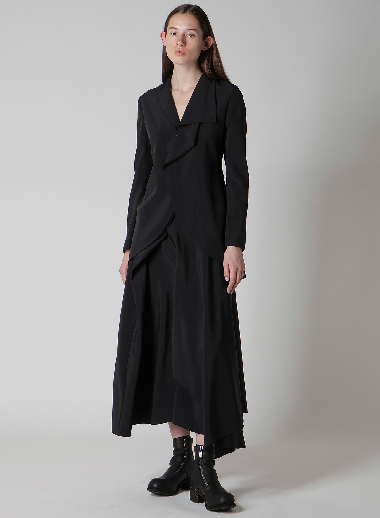 Ny/Si TAFFETA R GATHERED SKIRT