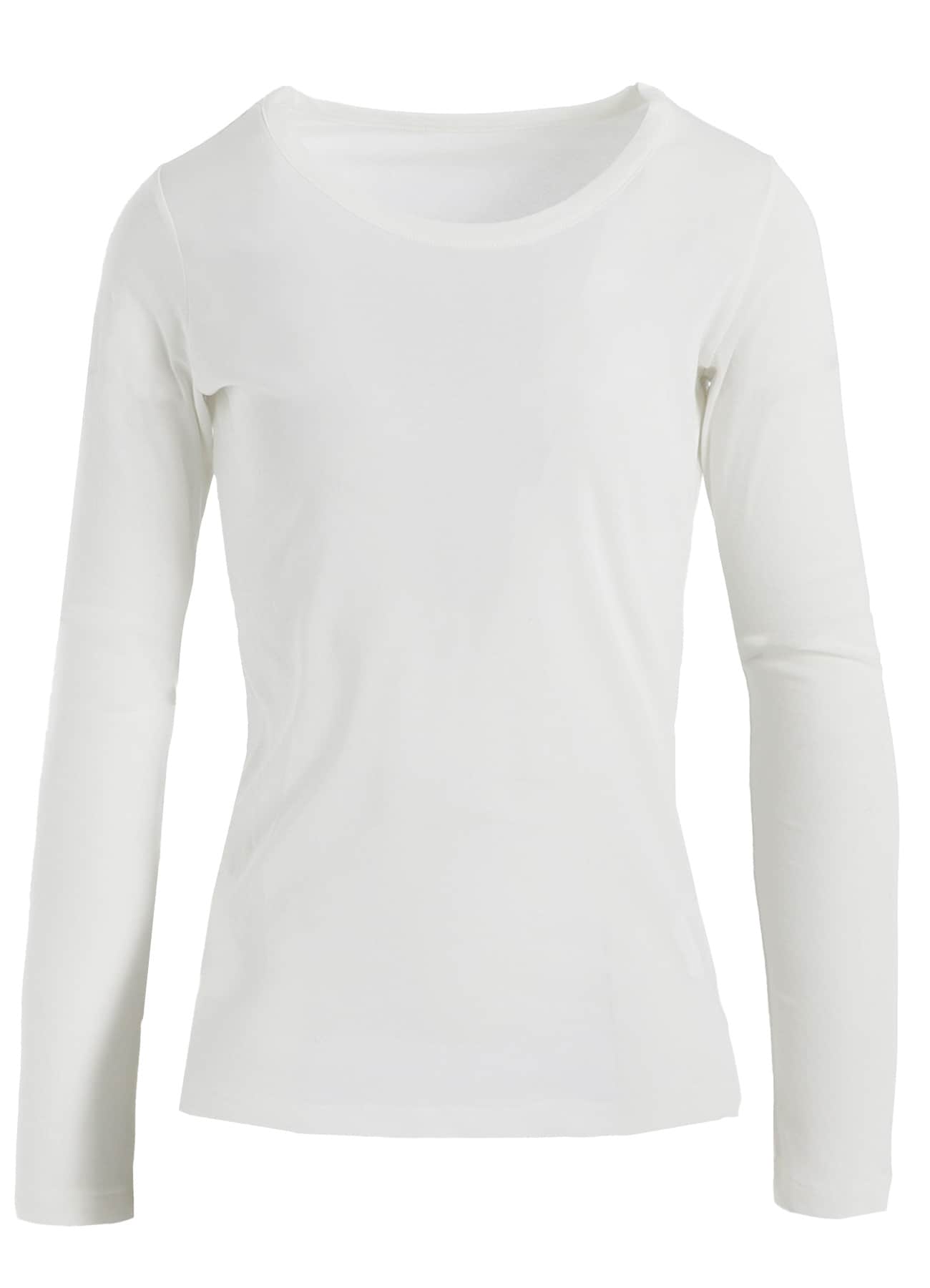 HIGH TWISTED JERSEY LONG SLV ROUND NECK T
