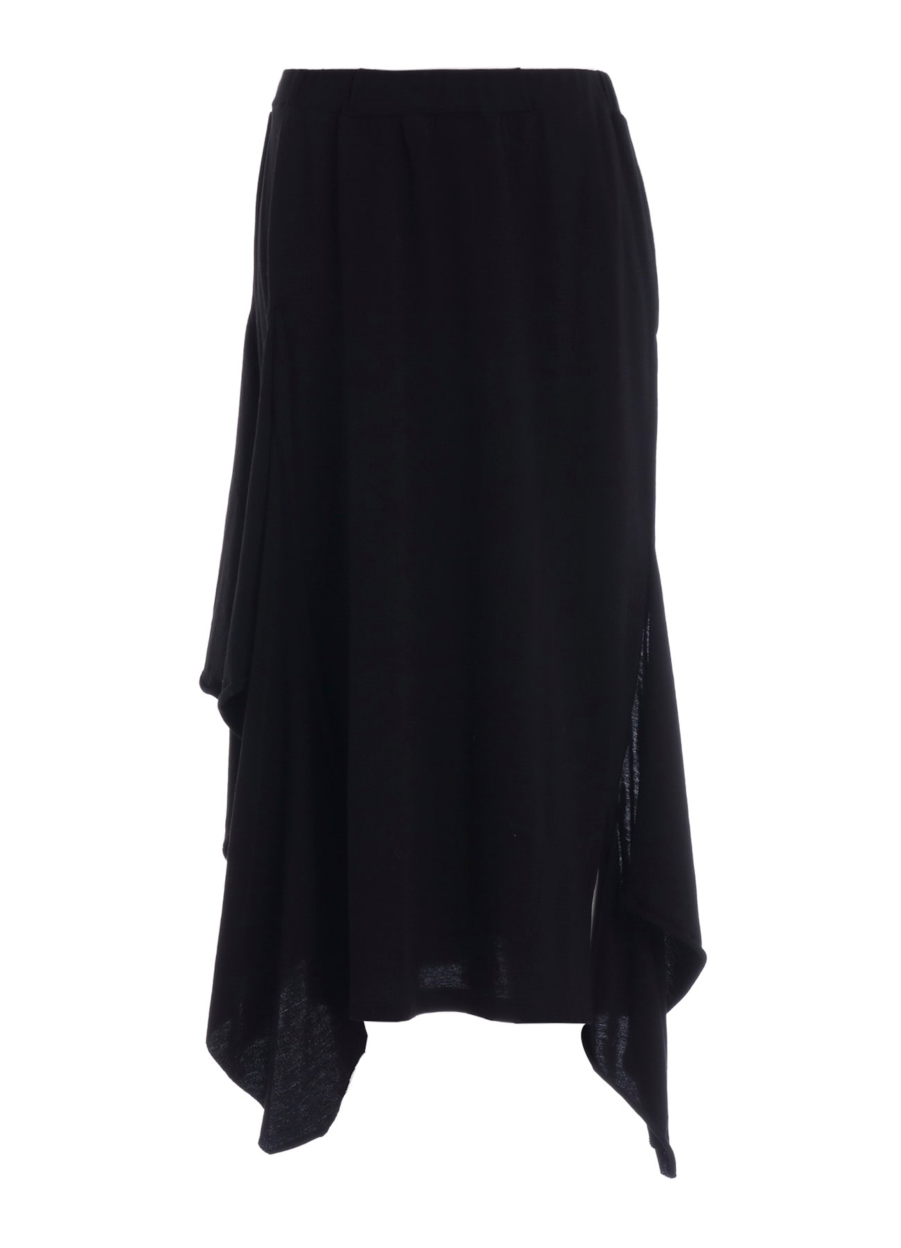 COTTON GAUZE DRAPED SKIRT