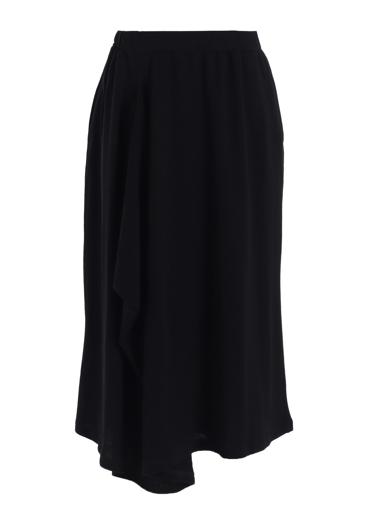 HIGH TWISTED GAUZE TERRY TUCKED SKIRT