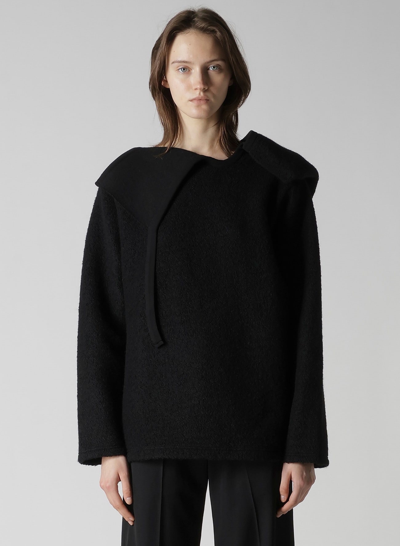 WOOL SHEEP PILE HOODIE PO