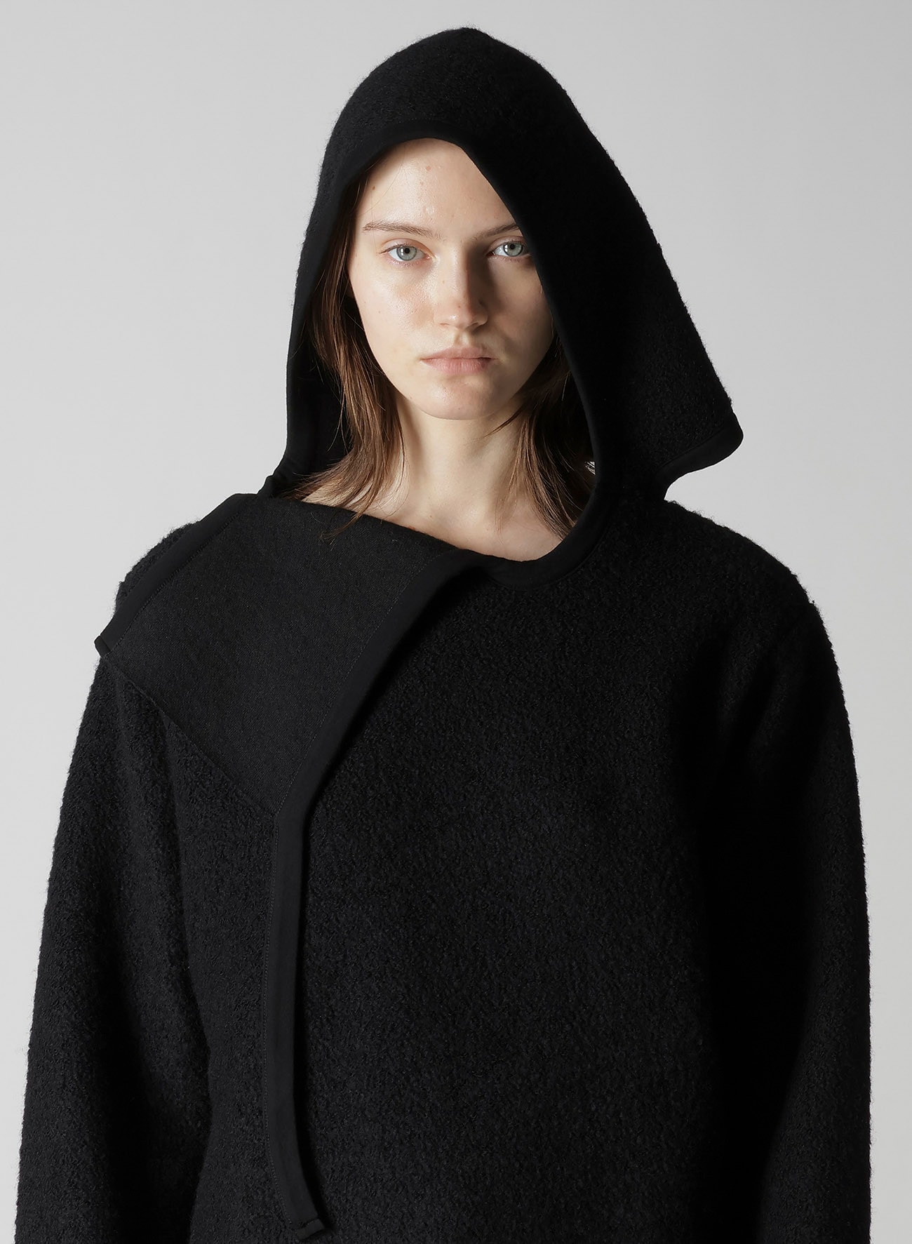 WOOL SHEEP PILE HOODIE PO
