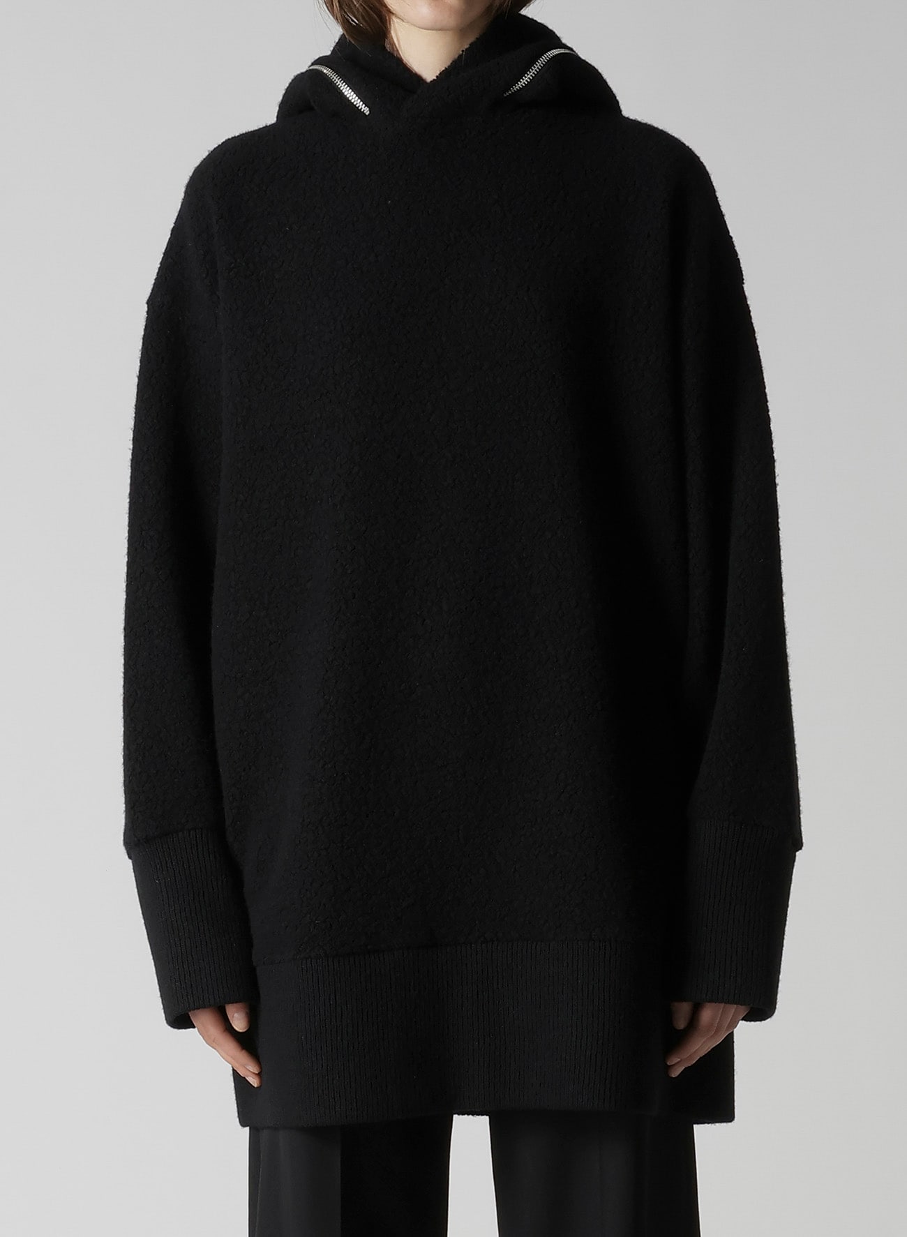 SHEEP PILE ZIP HOOD PO