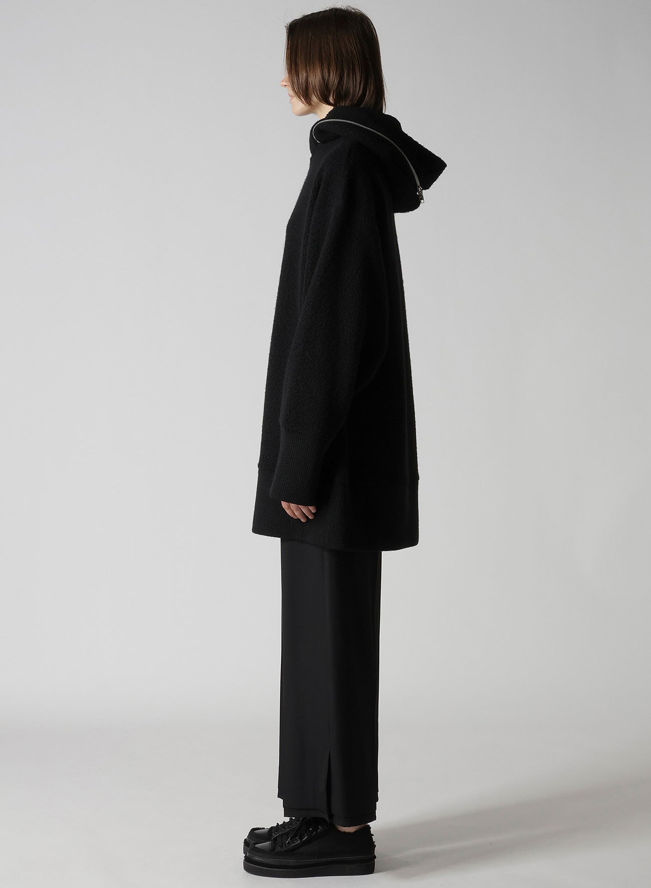 SHEEP PILE ZIP HOOD PO