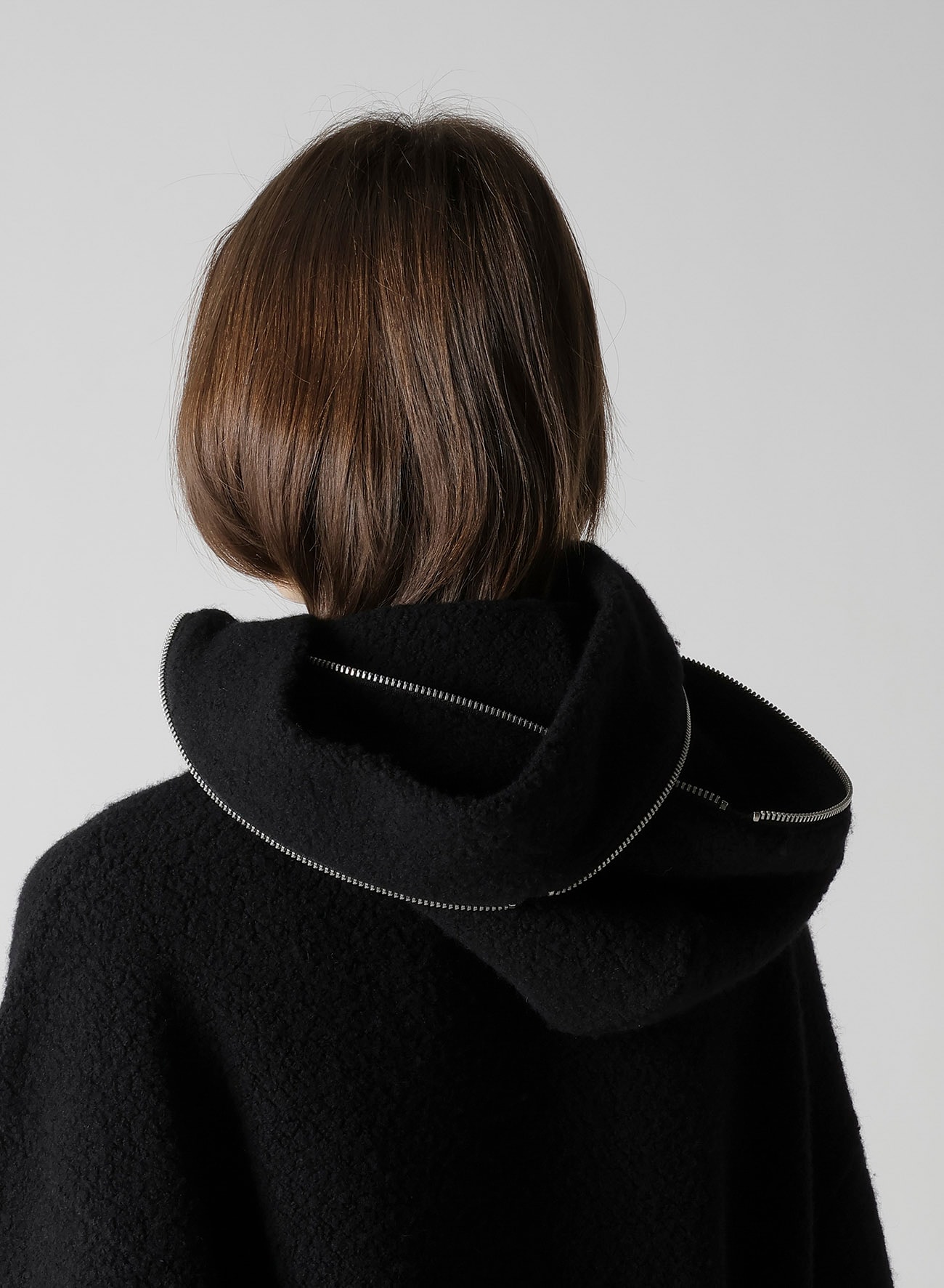 SHEEP PILE ZIP HOOD PO