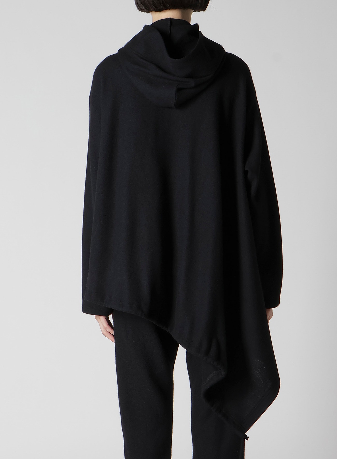WOOLEN SINGLE JERSEY GATHERED PO B