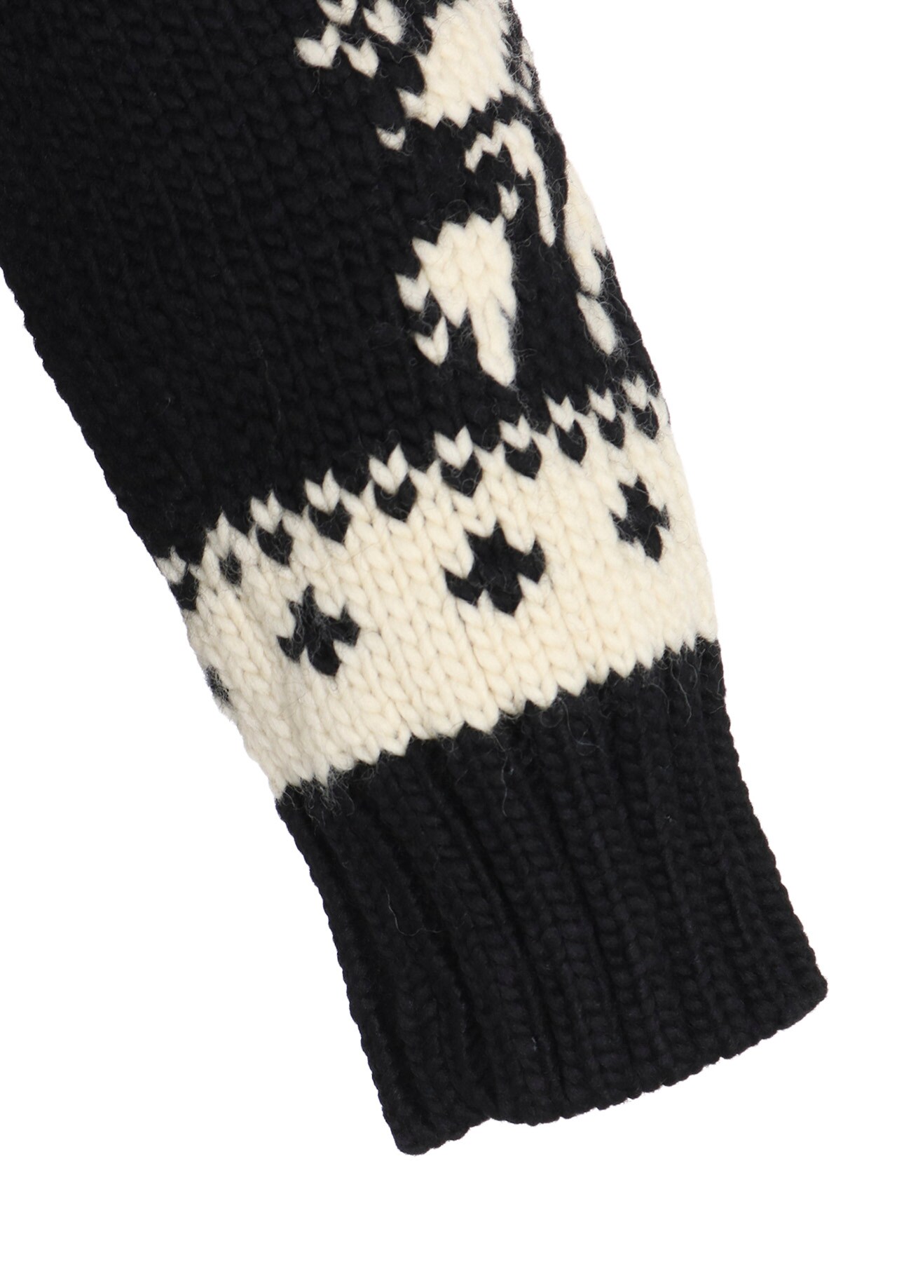 WOOL INTERLOCK SNOW PATTERN JACKET