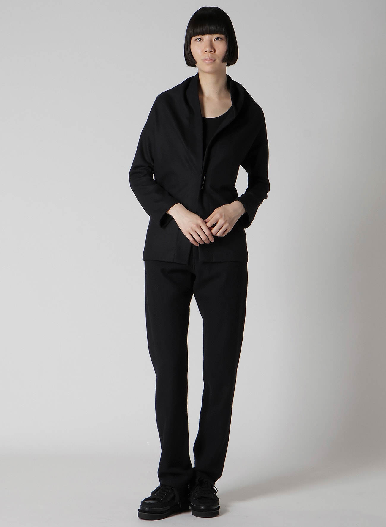 12G WOOLEN SINGLE LONG SLV CARDIGAN