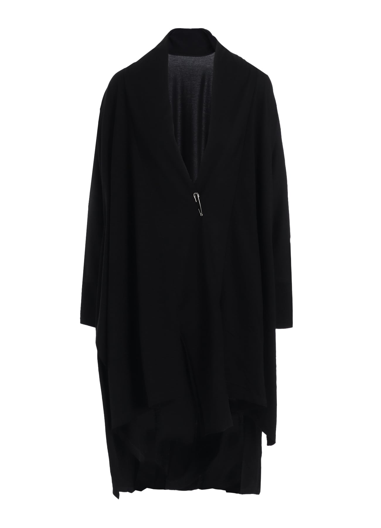COTTON SINGLE JERSEY LONG CARDIGAN