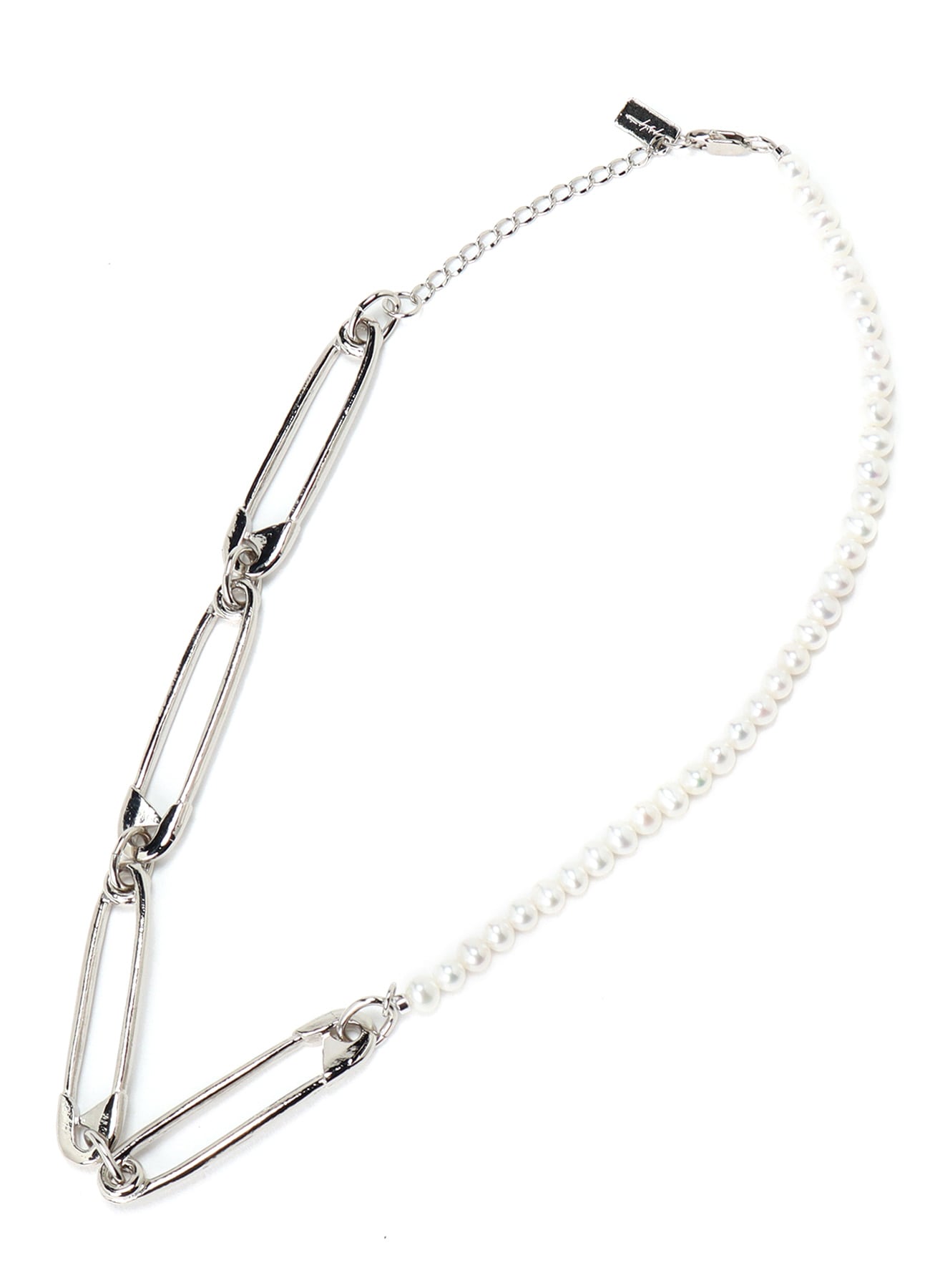 PEARL/BRASS B PEARL PIN CHOKER