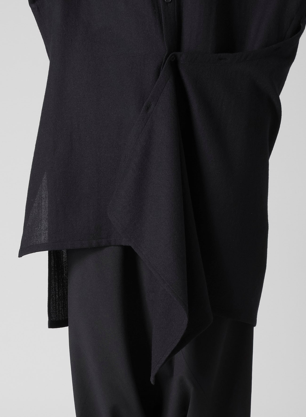 WOOL VIYELLA ADJUSTABLE BLOUSE