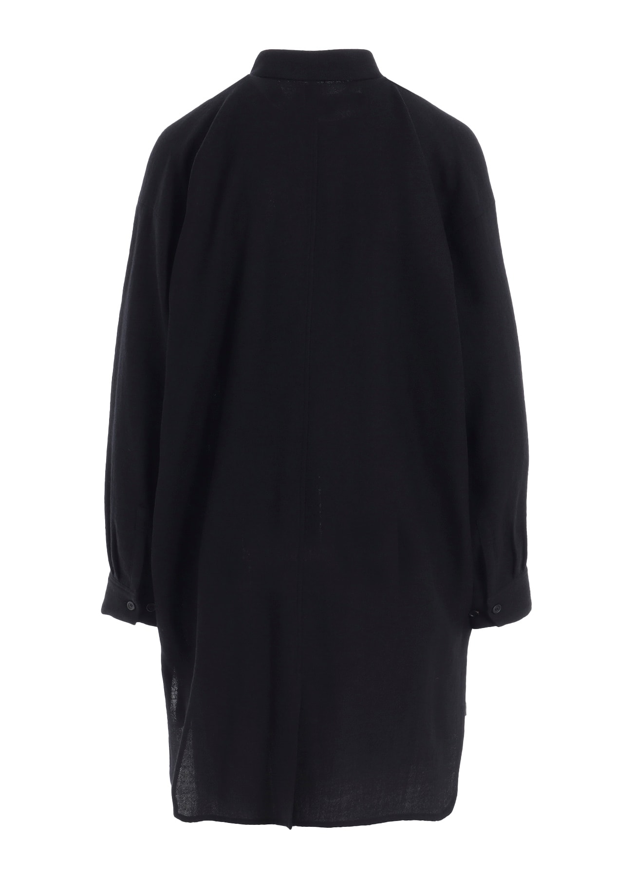 WOOL VIYELLA DOUBLE PLACKET BLOUSE