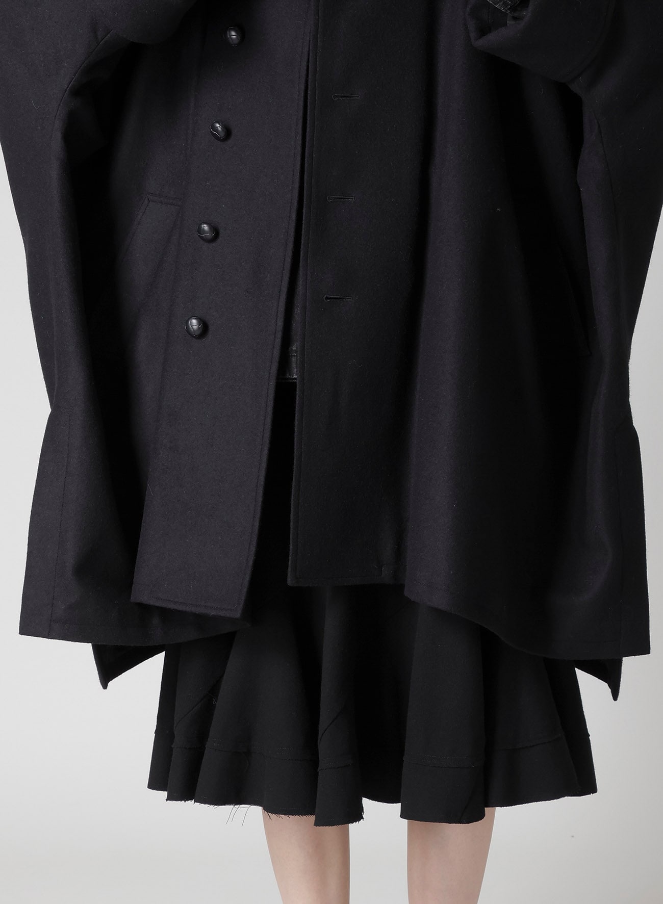 MELTON HIGH NECK COAT