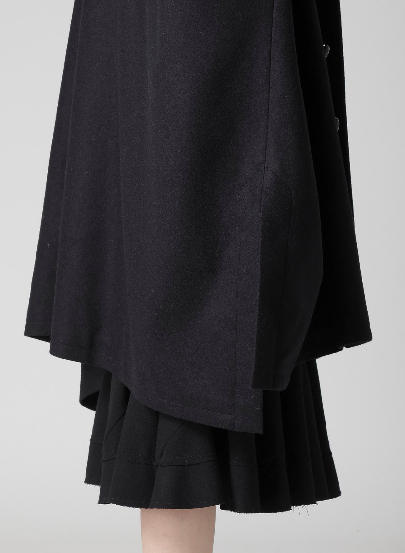 MELTON HIGH NECK COAT