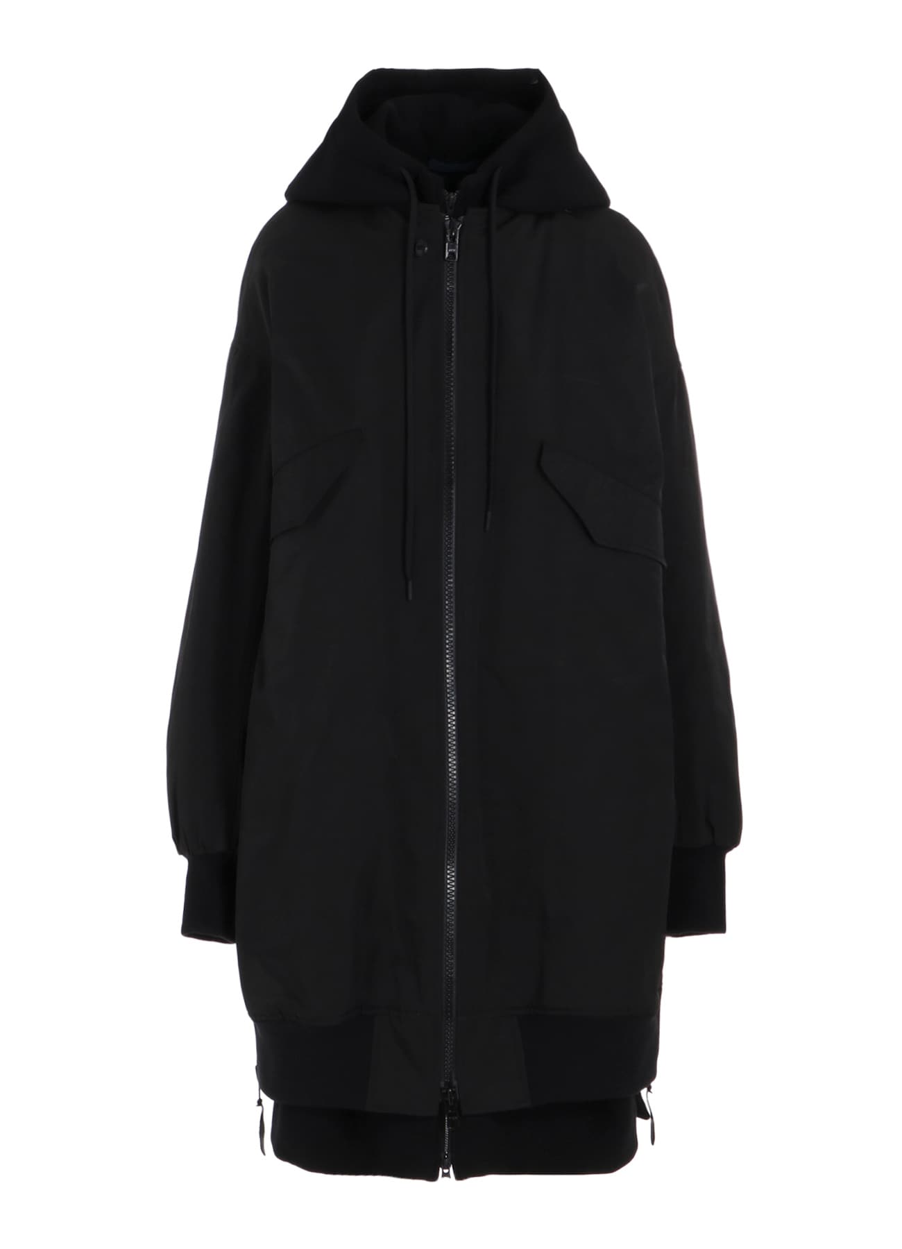 Ny/C TWILL HOODED BOMBER