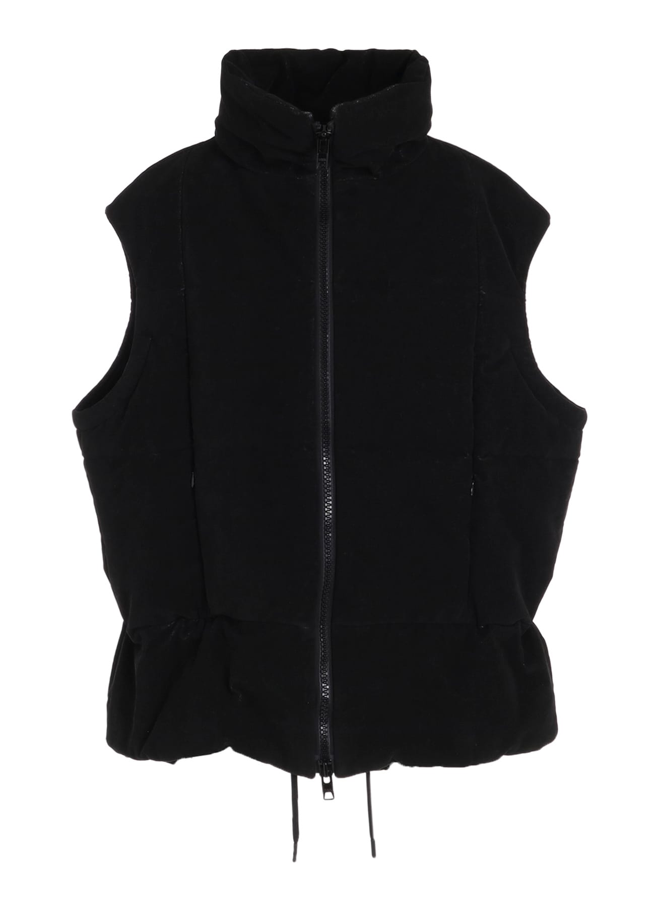 STRETCHED VELVET PADDED VEST