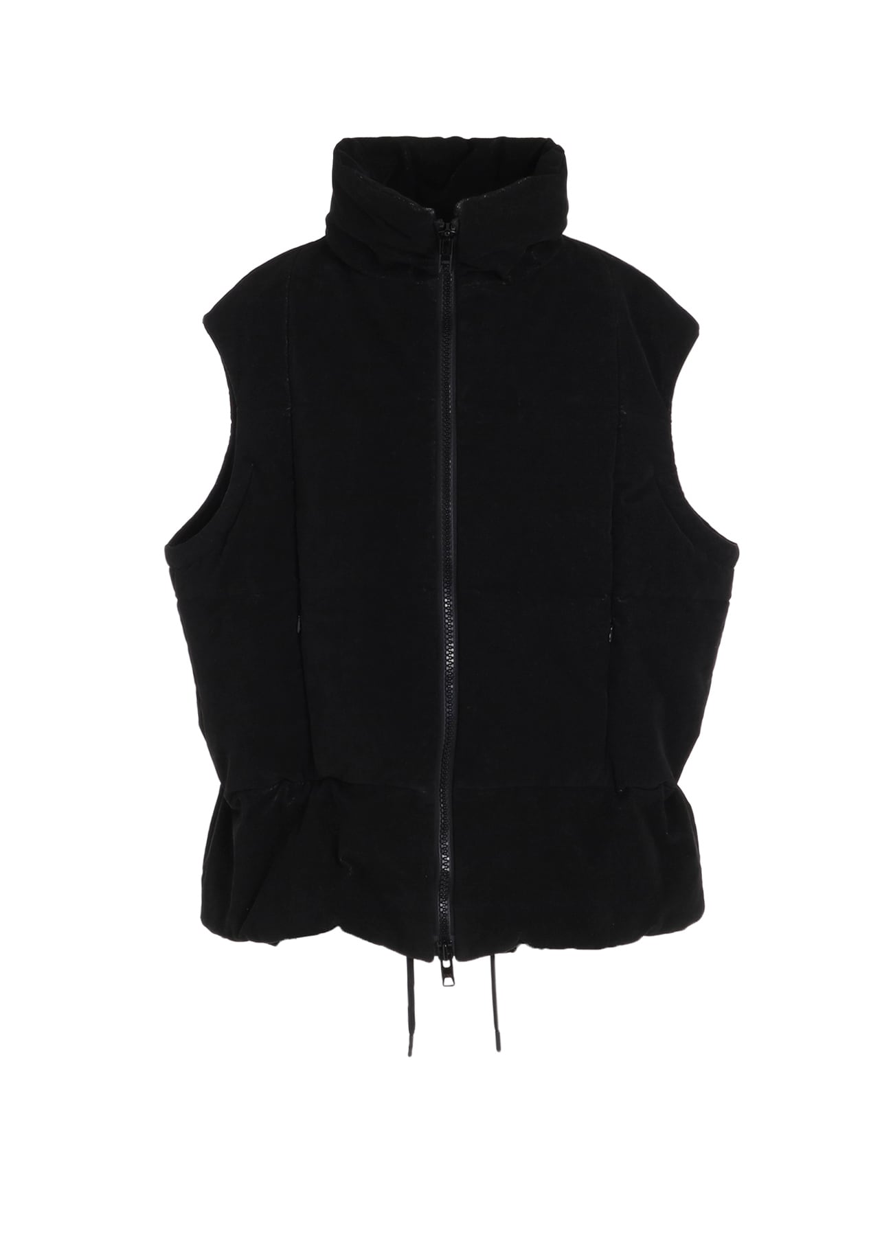 STRETCHED VELVET PADDED VEST