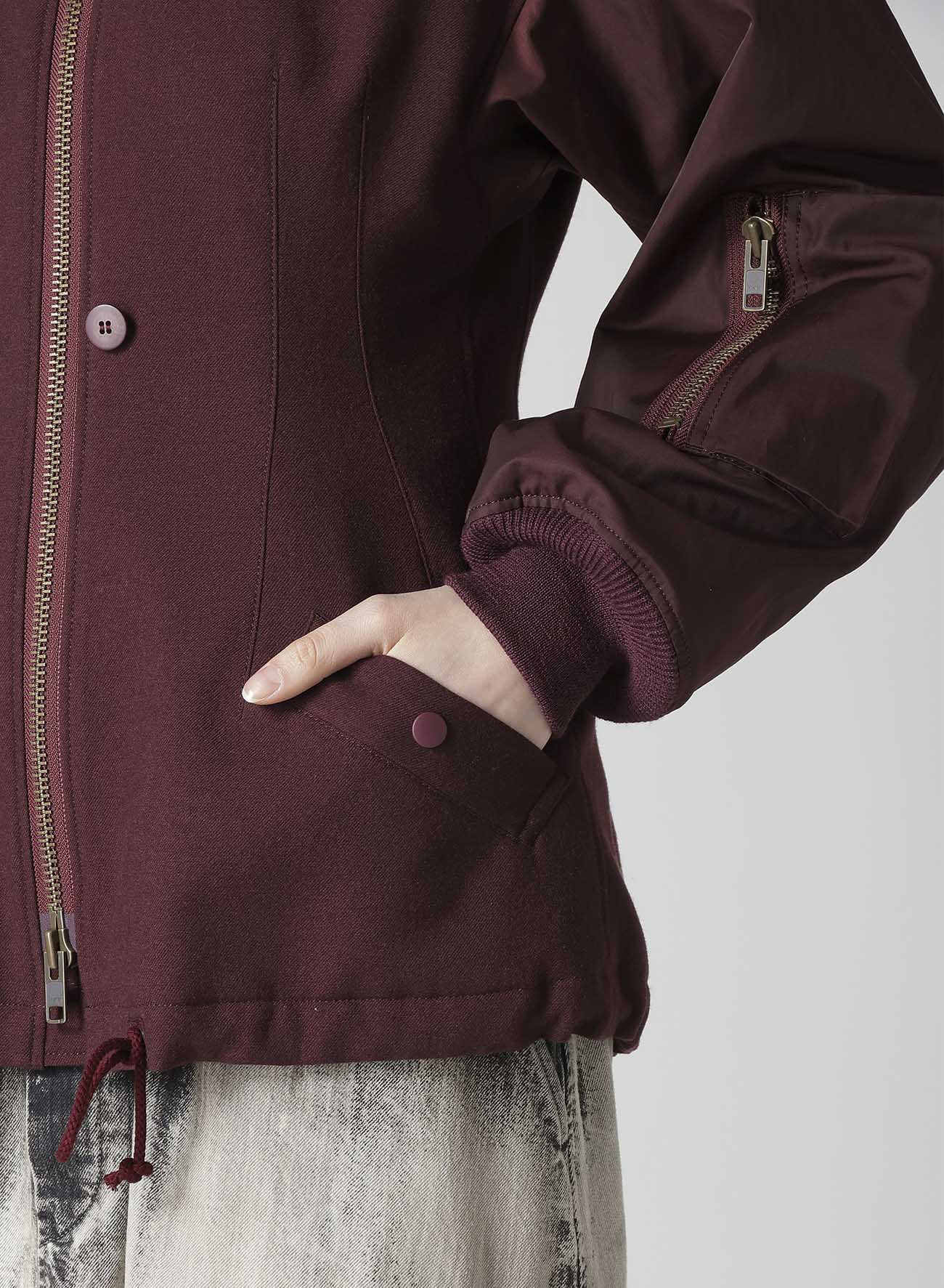 1/18 FLANNEL DARTS BOMBER JAKCET