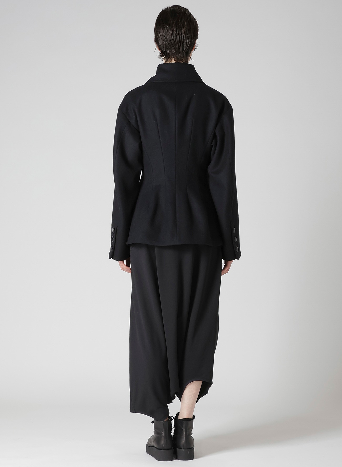 MELTON DARTS PEA COAT