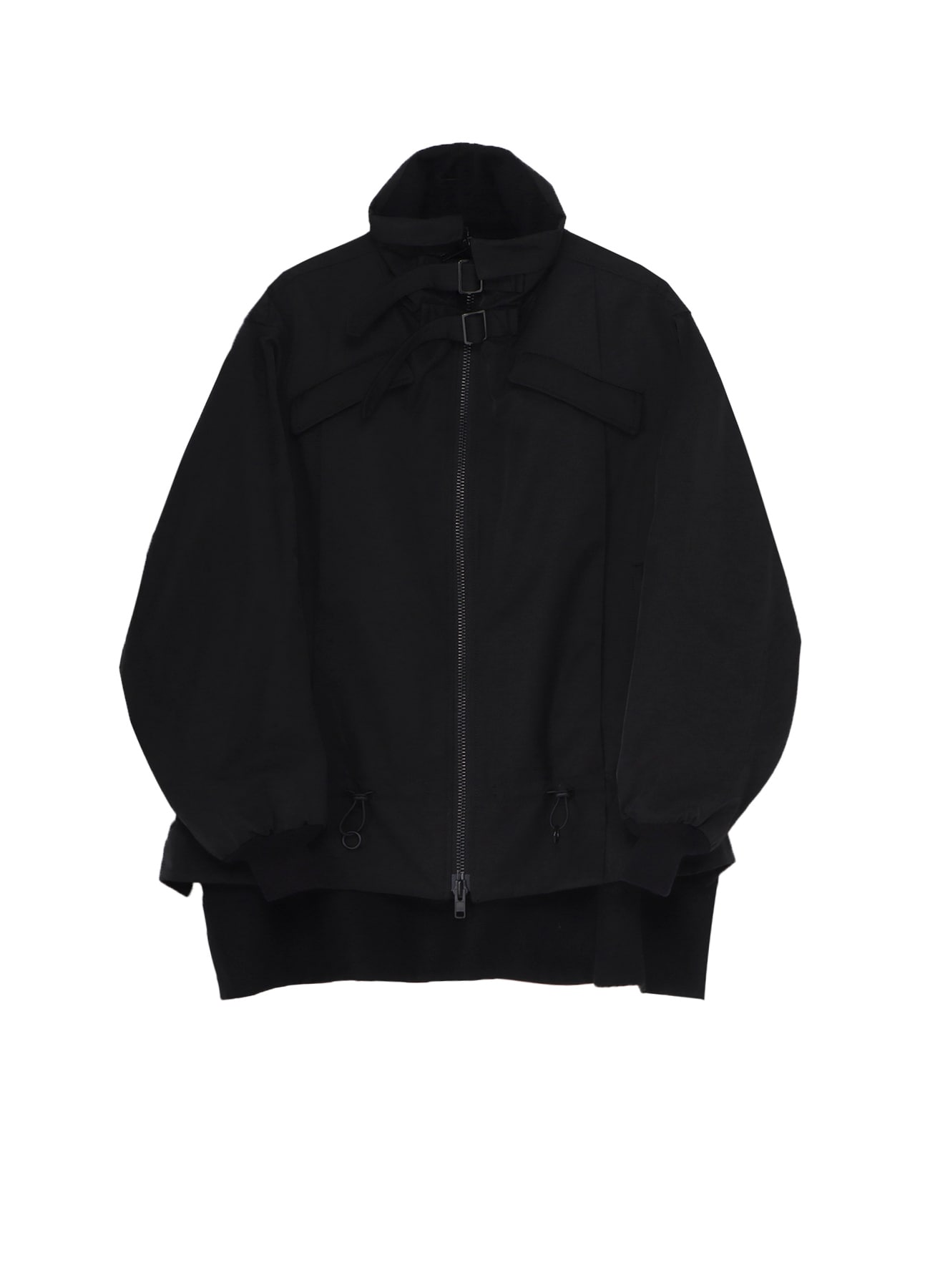 Ny/C TWILL SHIRRING DETAIL JACKET