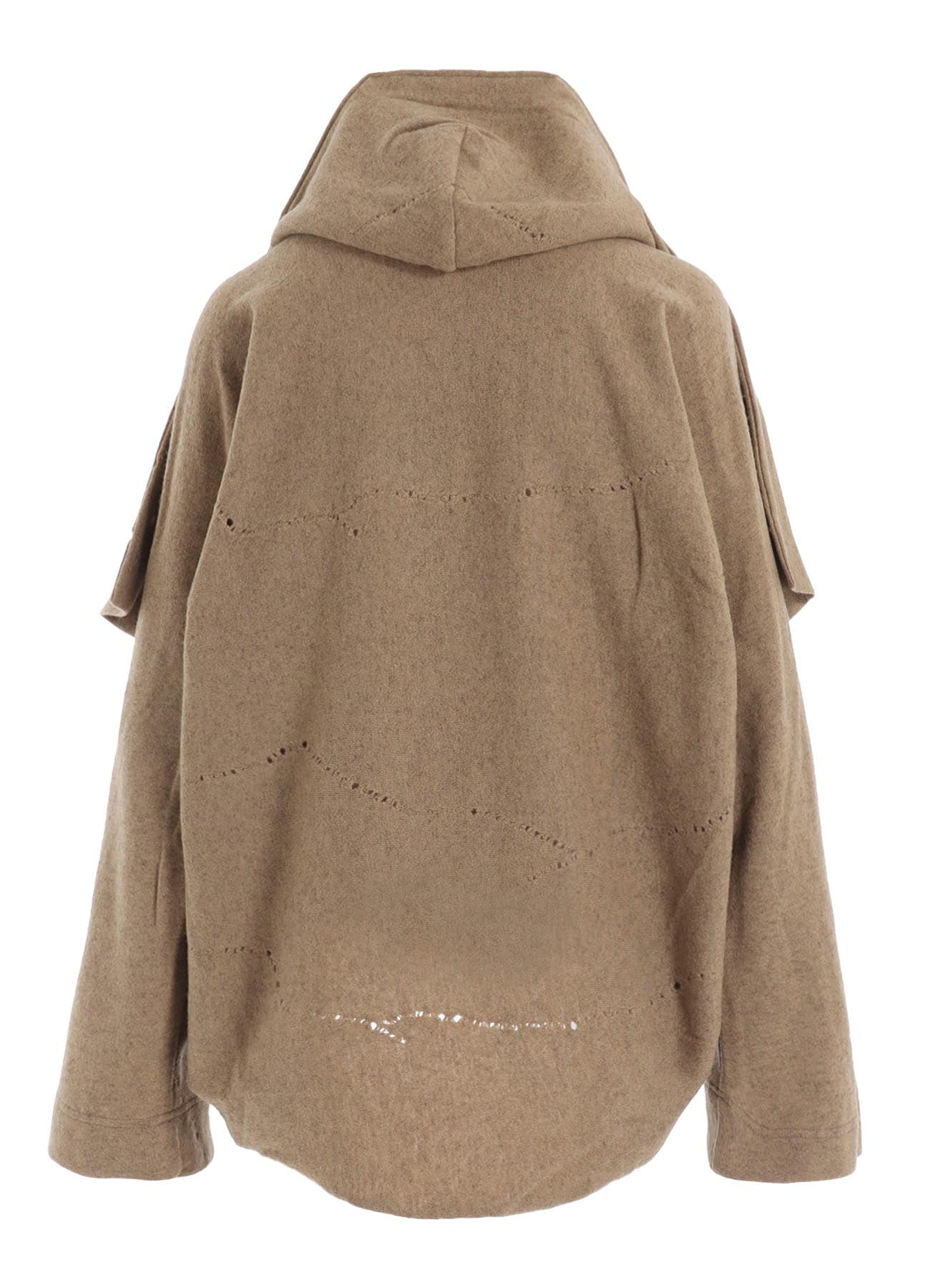 W DETAIL JERSEY SHIRRING DETAIL JACKET