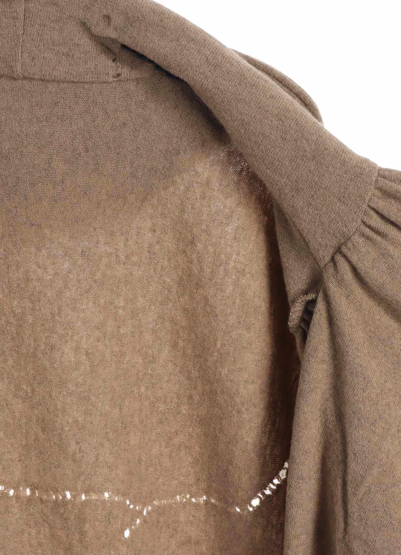 W DETAIL JERSEY SHIRRING DETAIL JACKET