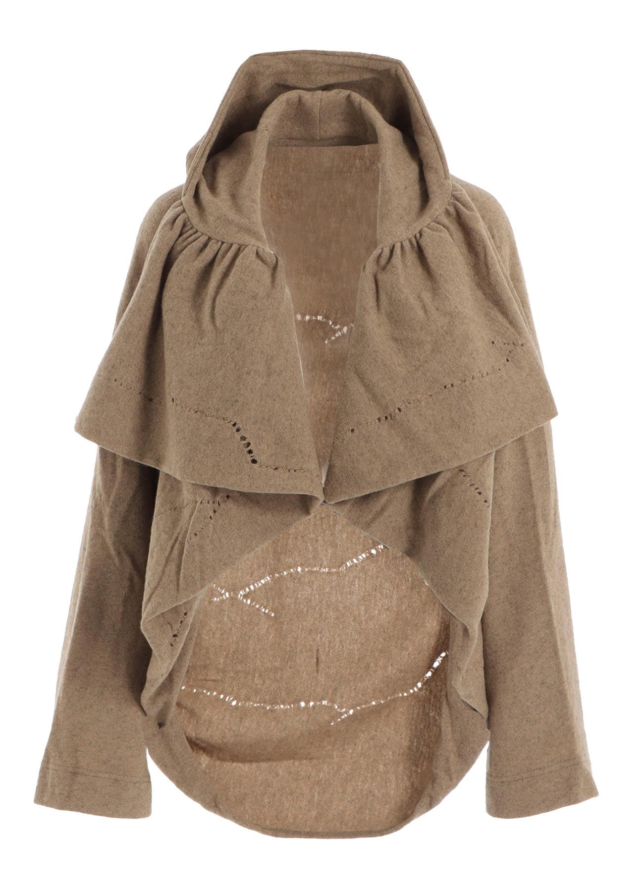 W DETAIL JERSEY SHIRRING DETAIL JACKET