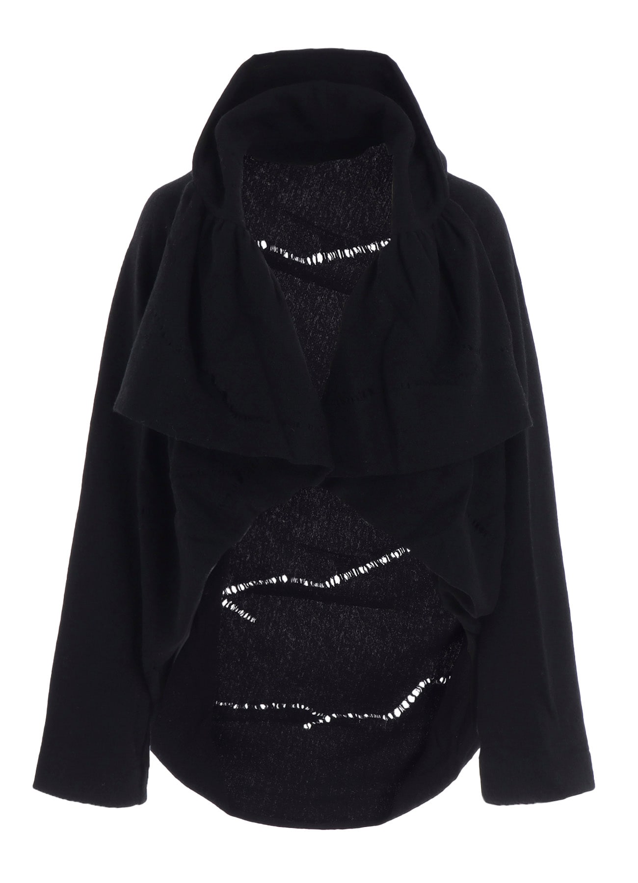 W DETAIL JERSEY SHIRRING DETAIL JACKET