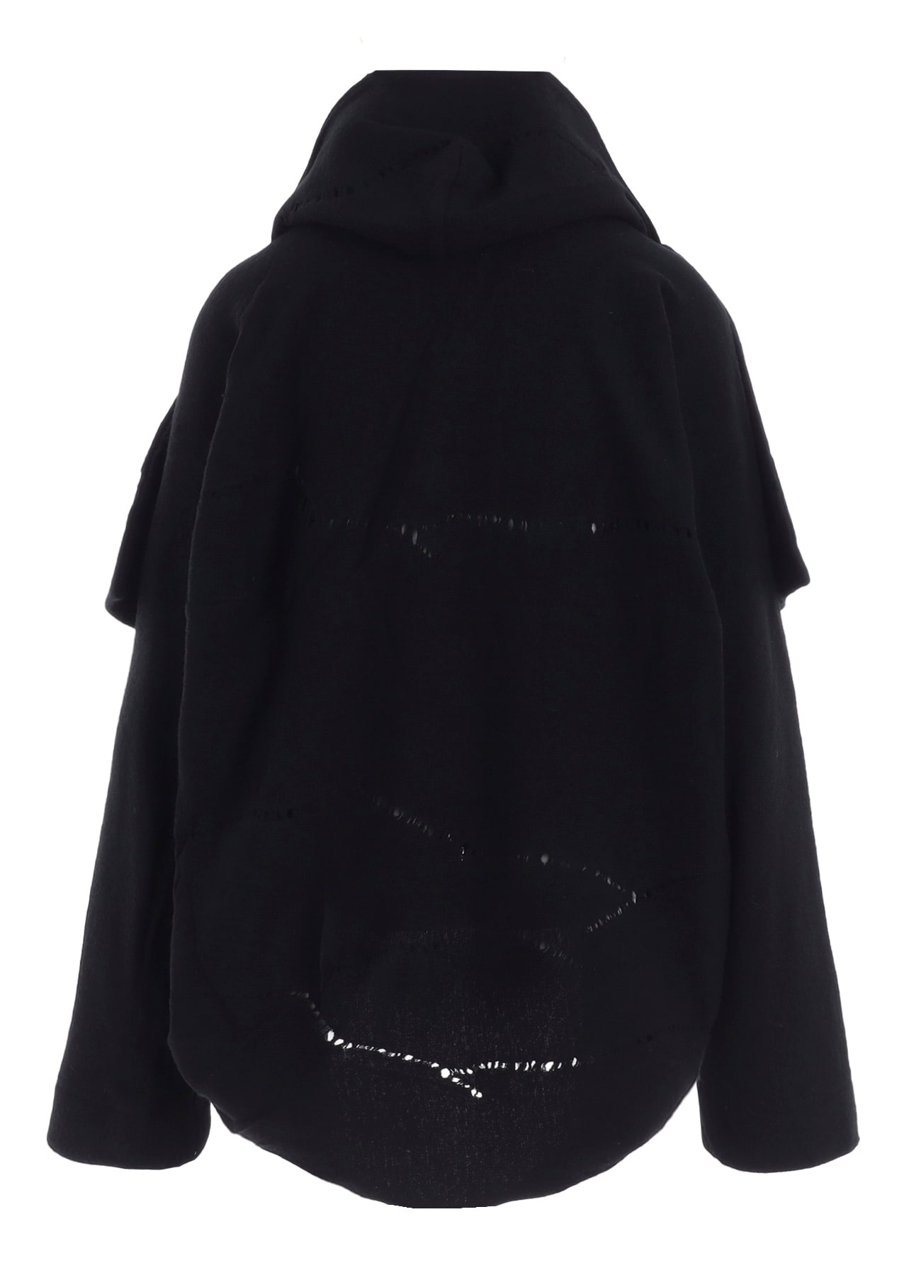 W DETAIL JERSEY SHIRRING DETAIL JACKET