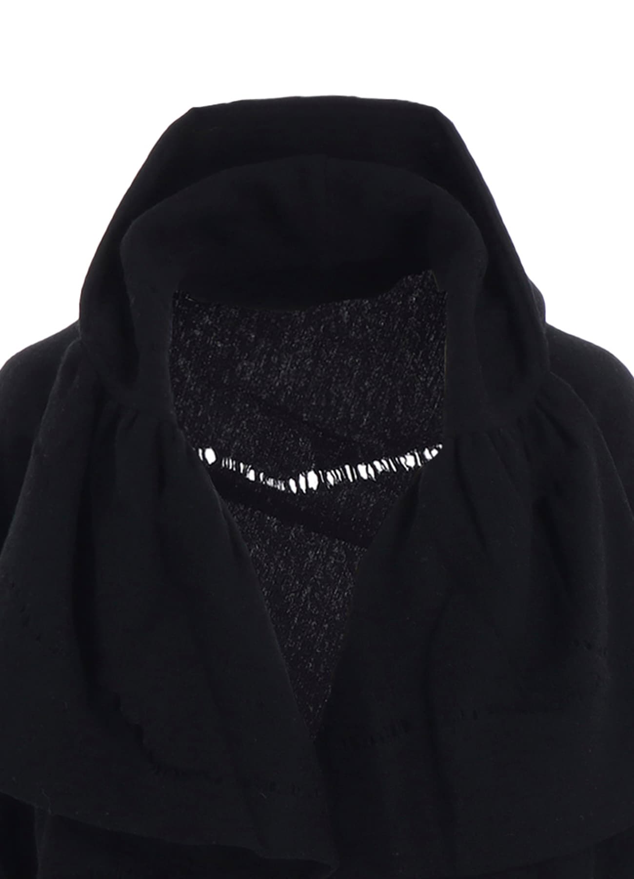 W DETAIL JERSEY SHIRRING DETAIL JACKET