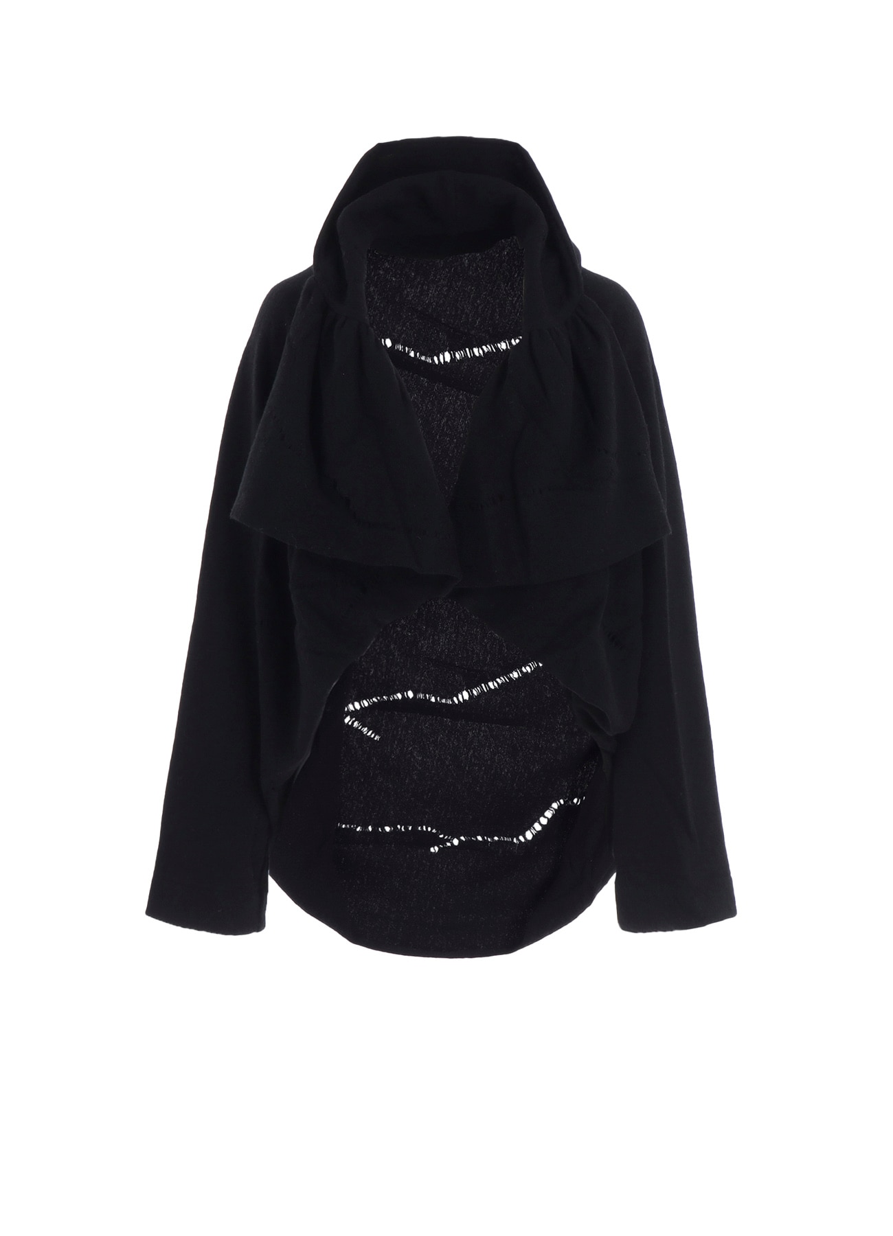 W DETAIL JERSEY SHIRRING DETAIL JACKET
