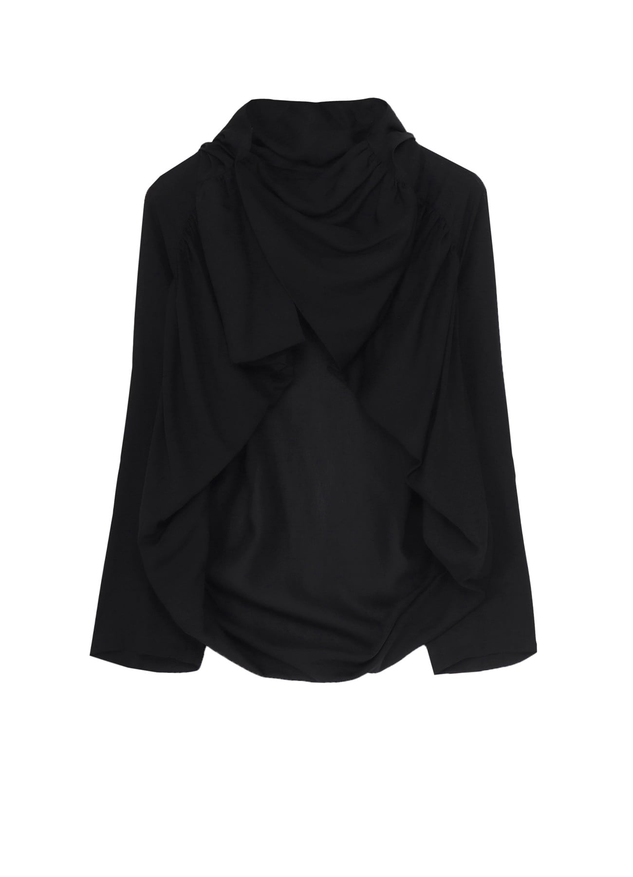 Cu/Mo KERSEY SHIRRING DETAIL JACKET